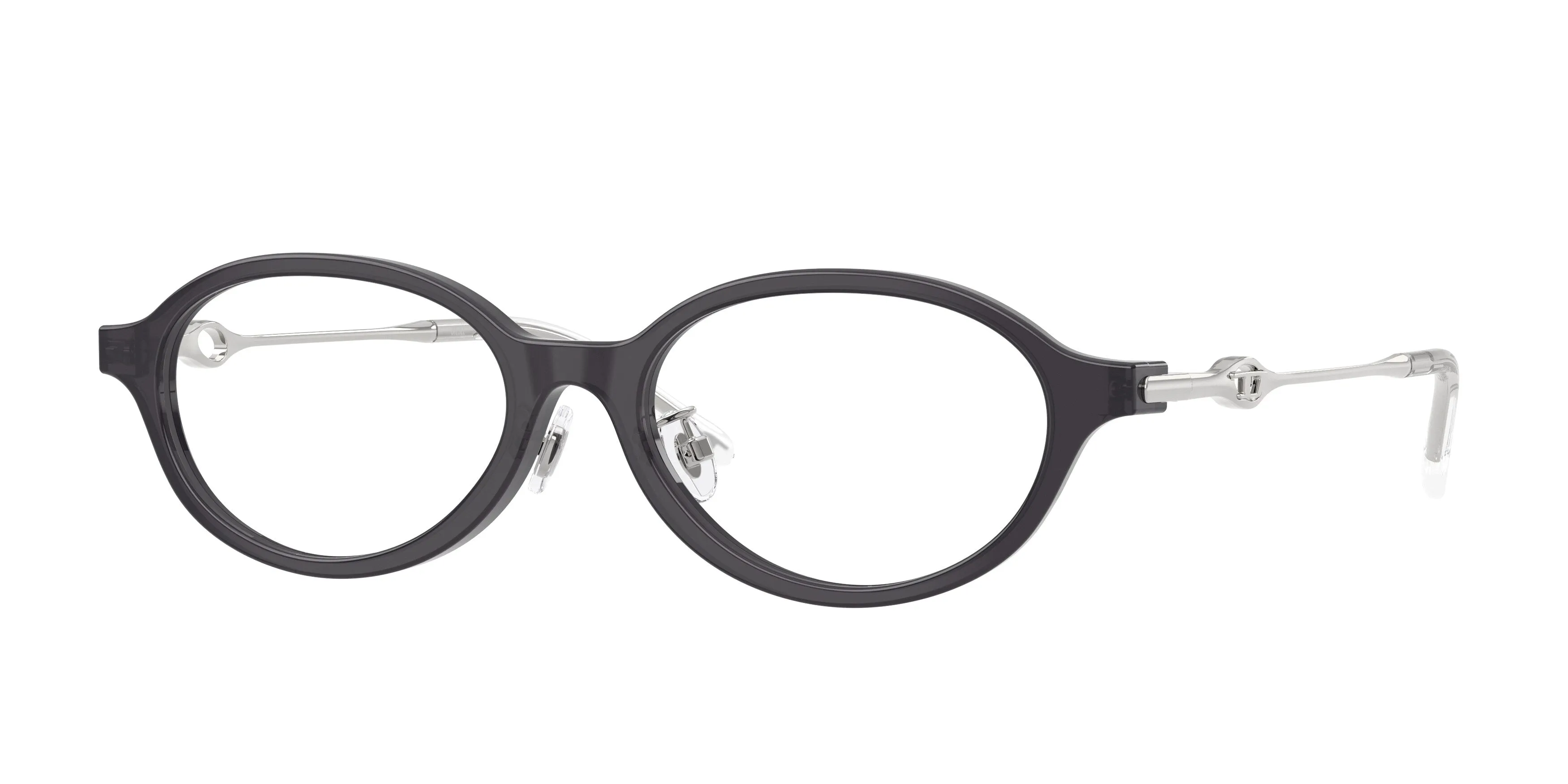 DIESEL DL4030D 2027 Montature da vista Acetato Viola Trasparente Rotonda Normale - immagine 1