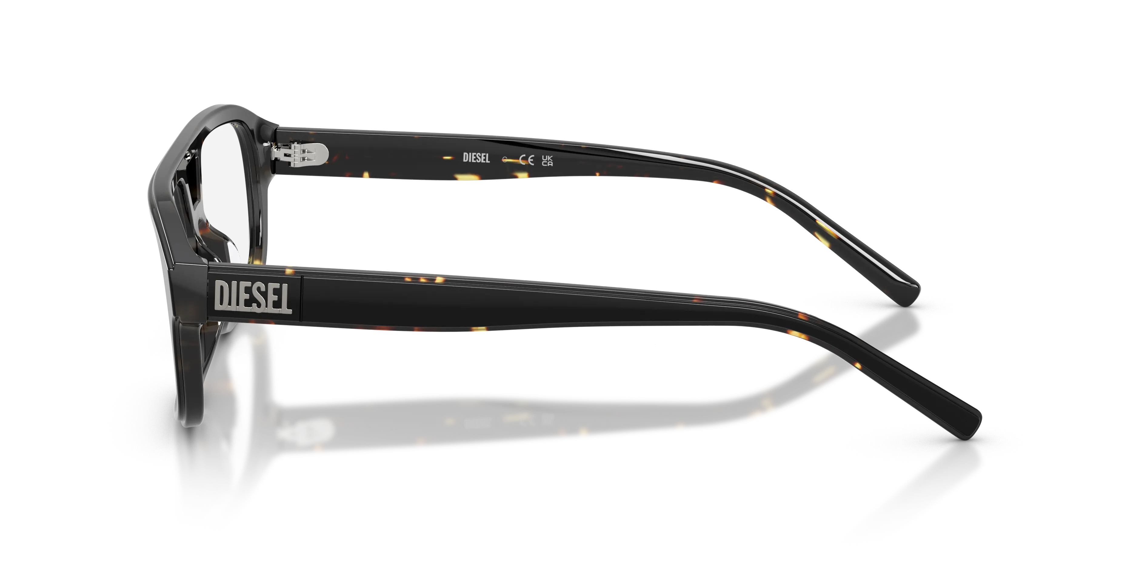 DIESEL DL4029U 2071 Montature da vista Acetato Nero Trasparente Pilot Normale - immagine 4