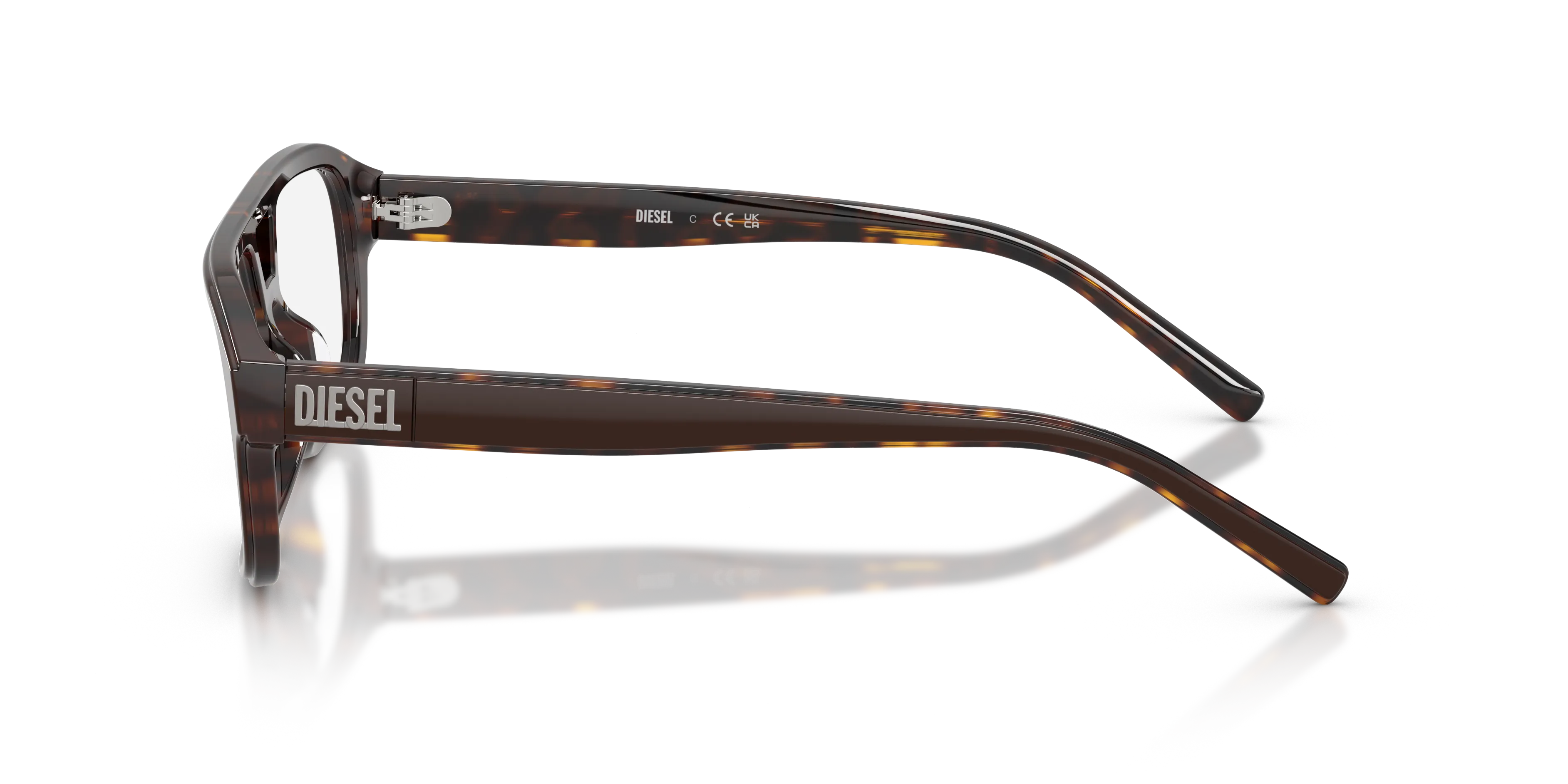 DIESEL DL4029U 2069 Montature da vista Acetato Marrone Trasparente Pilot Normale - immagine 4