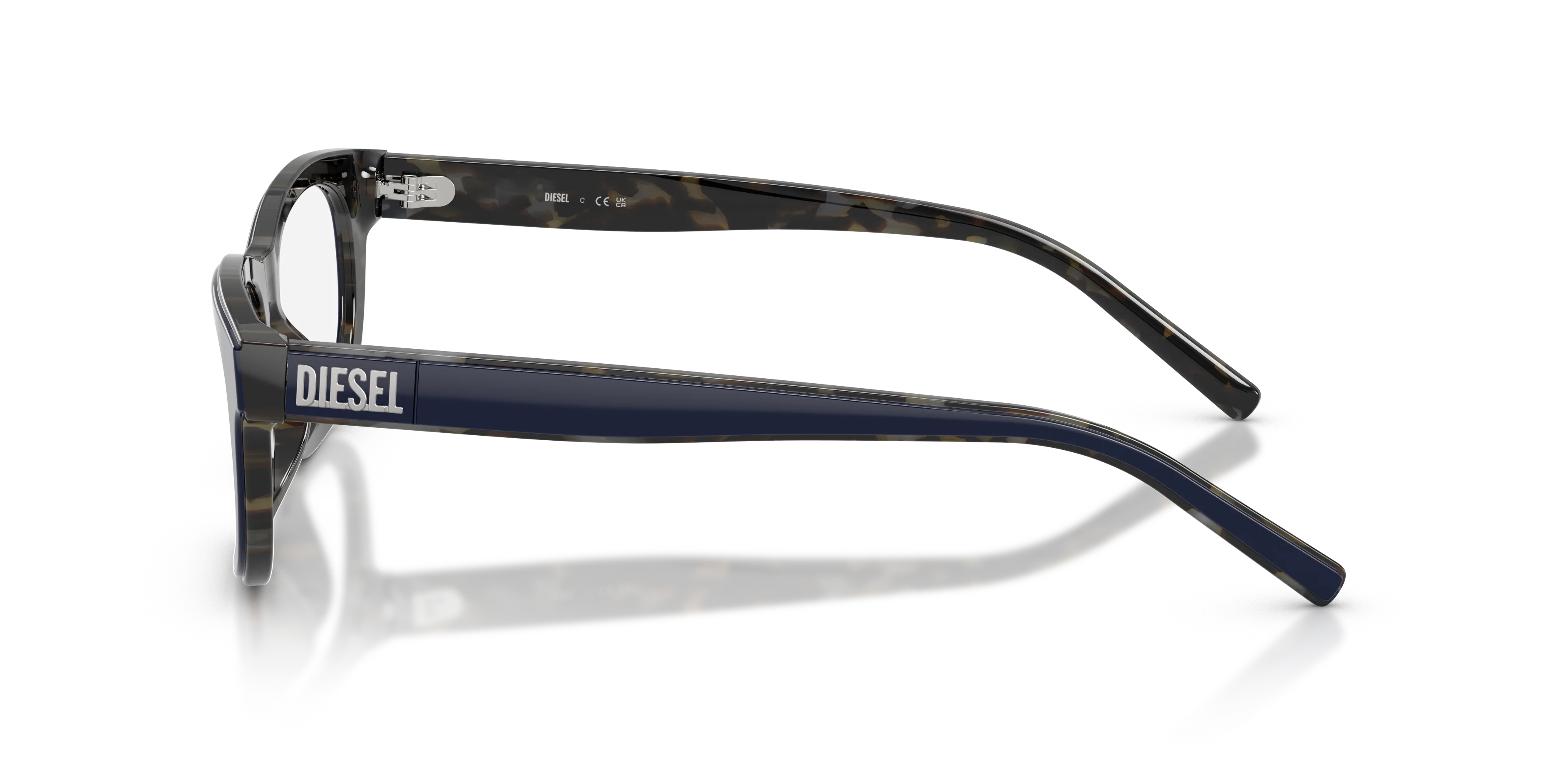 DIESEL DL4027U 2070 Montature da vista Acetato Blu Trasparente Squadrata Normale - immagine 4