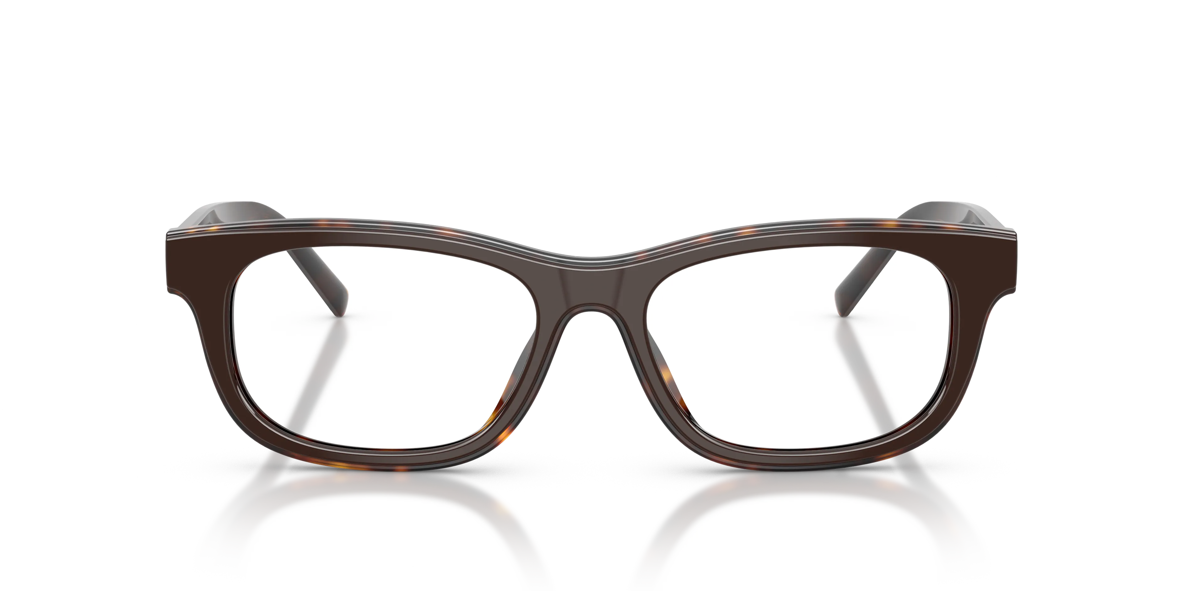 DIESEL DL4027U 2069 Montature da vista Acetato Marrone Trasparente Squadrata Normale - immagine 3