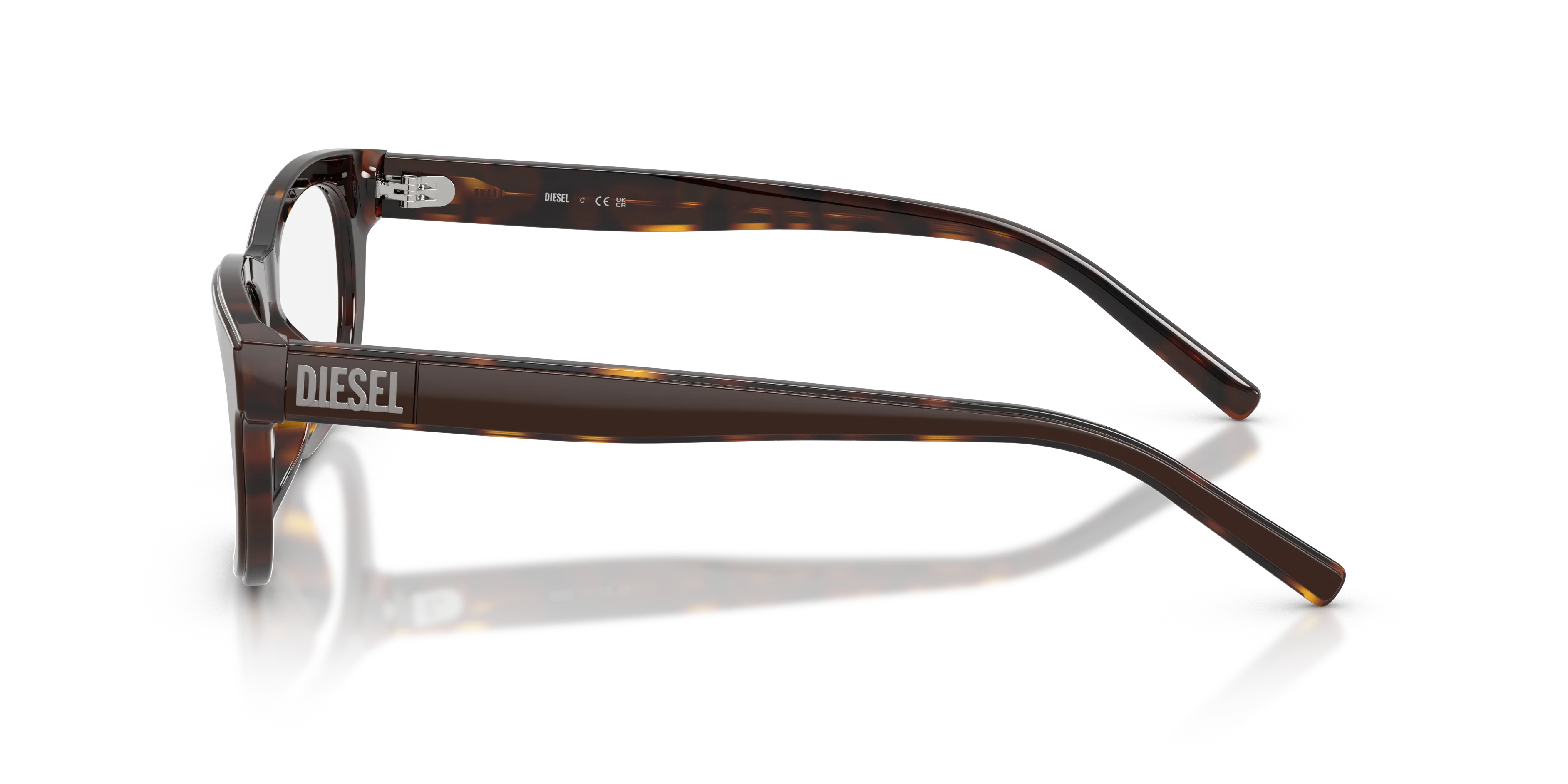 DIESEL DL4027U 2069 Montature da vista Acetato Marrone Trasparente Squadrata Normale - immagine 4