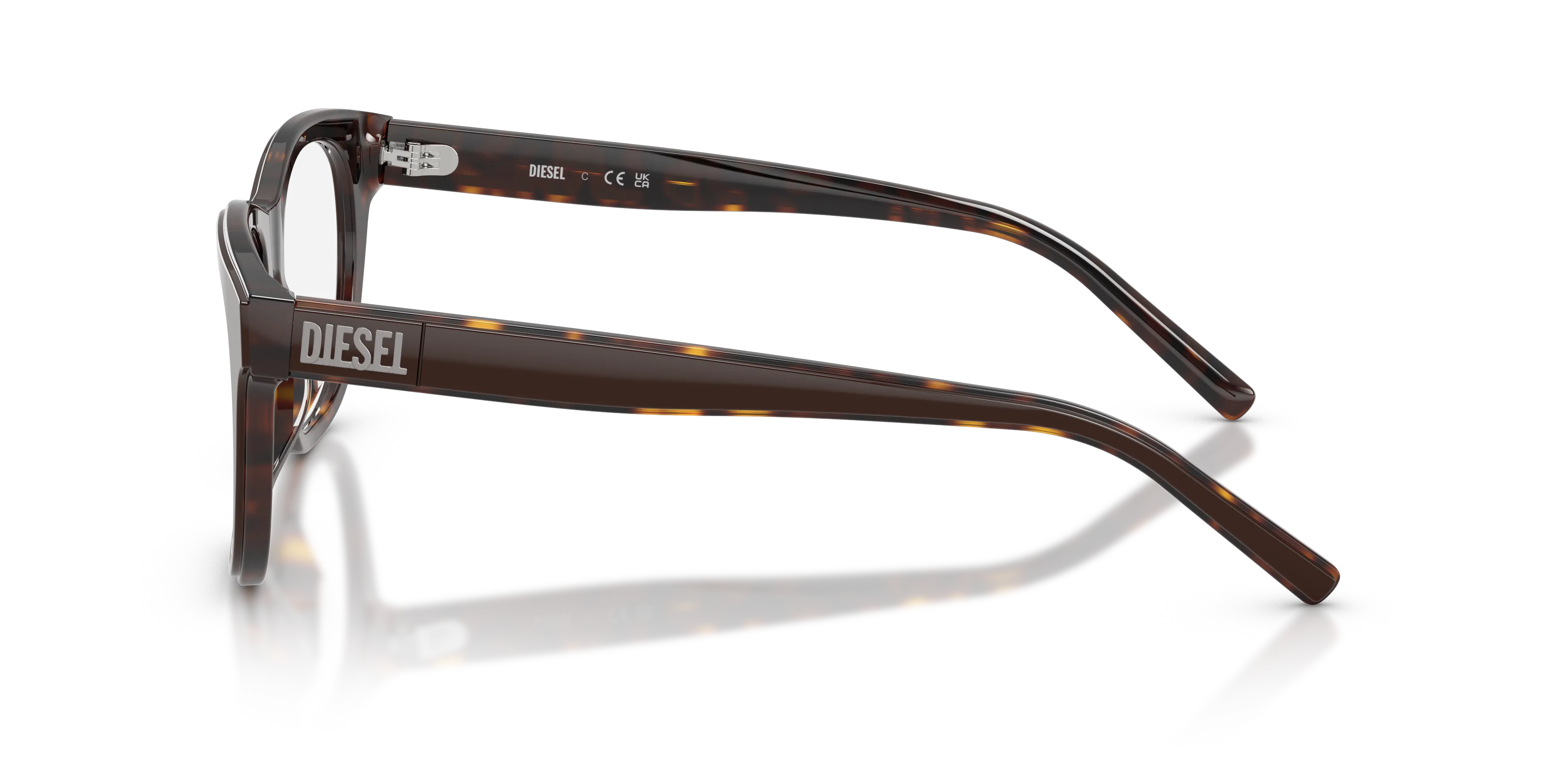 DIESEL DL4026U 2069 Montature da vista Acetato Marrone Trasparente Squadrata Normale - immagine 4