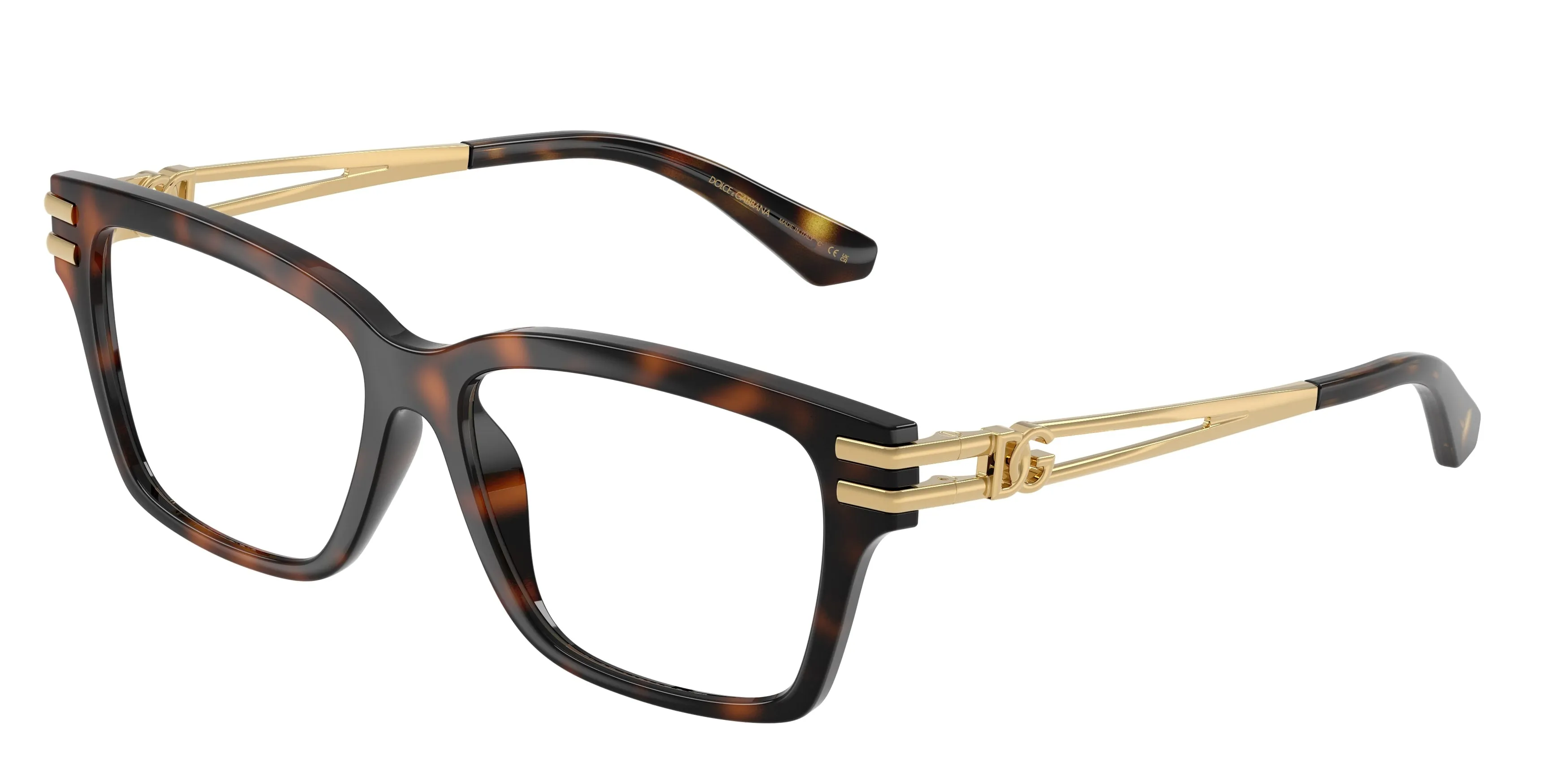 Dolce & Gabbana DG5117 502 Montature da vista Iniettato Tartaruga Trasparente Squadrata Normale - immagine 1