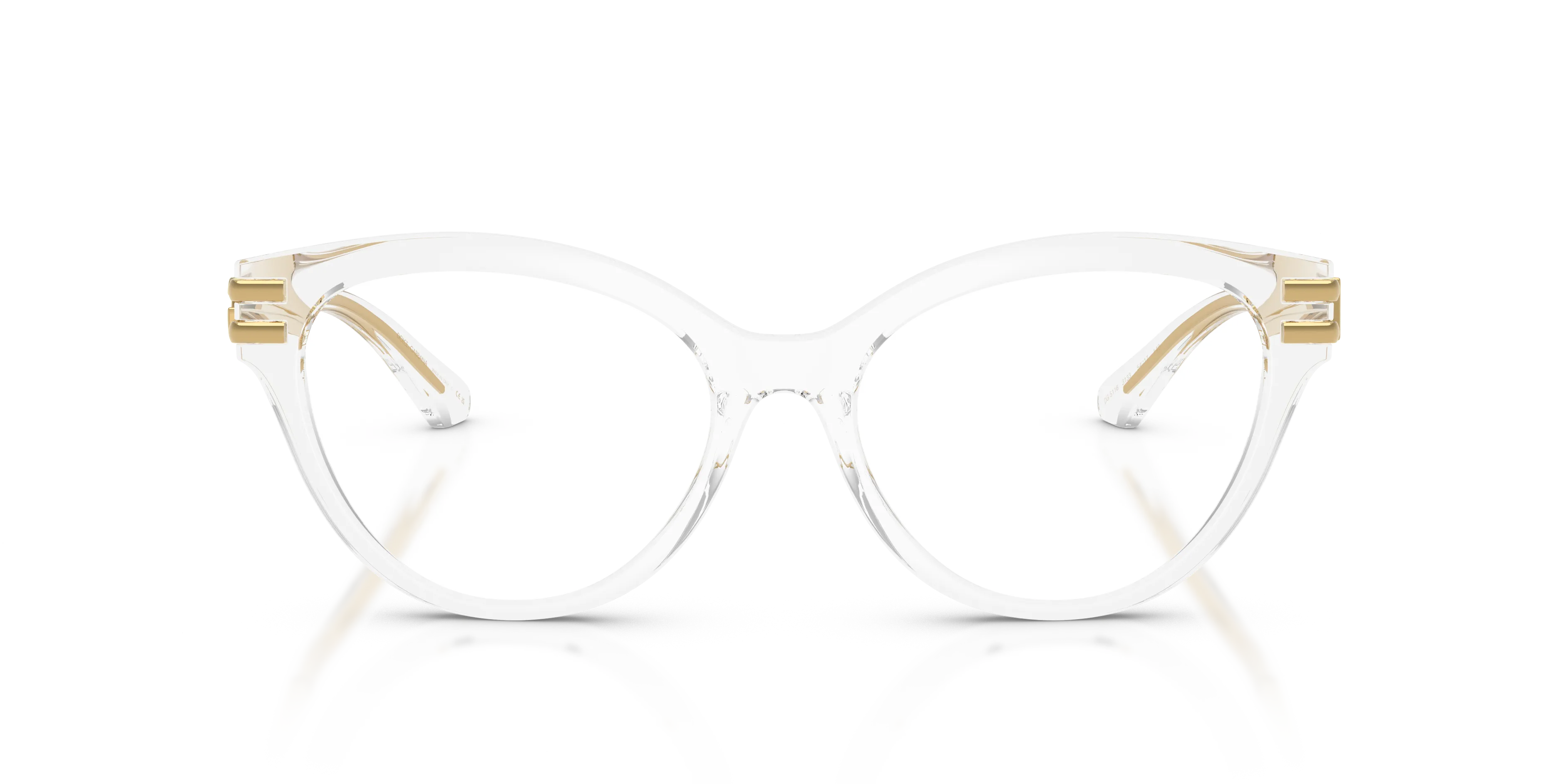 Dolce & Gabbana DG5116 3133 Montature da vista Iniettato Trasparente Trasparente Cat Eye Normale - immagine 3