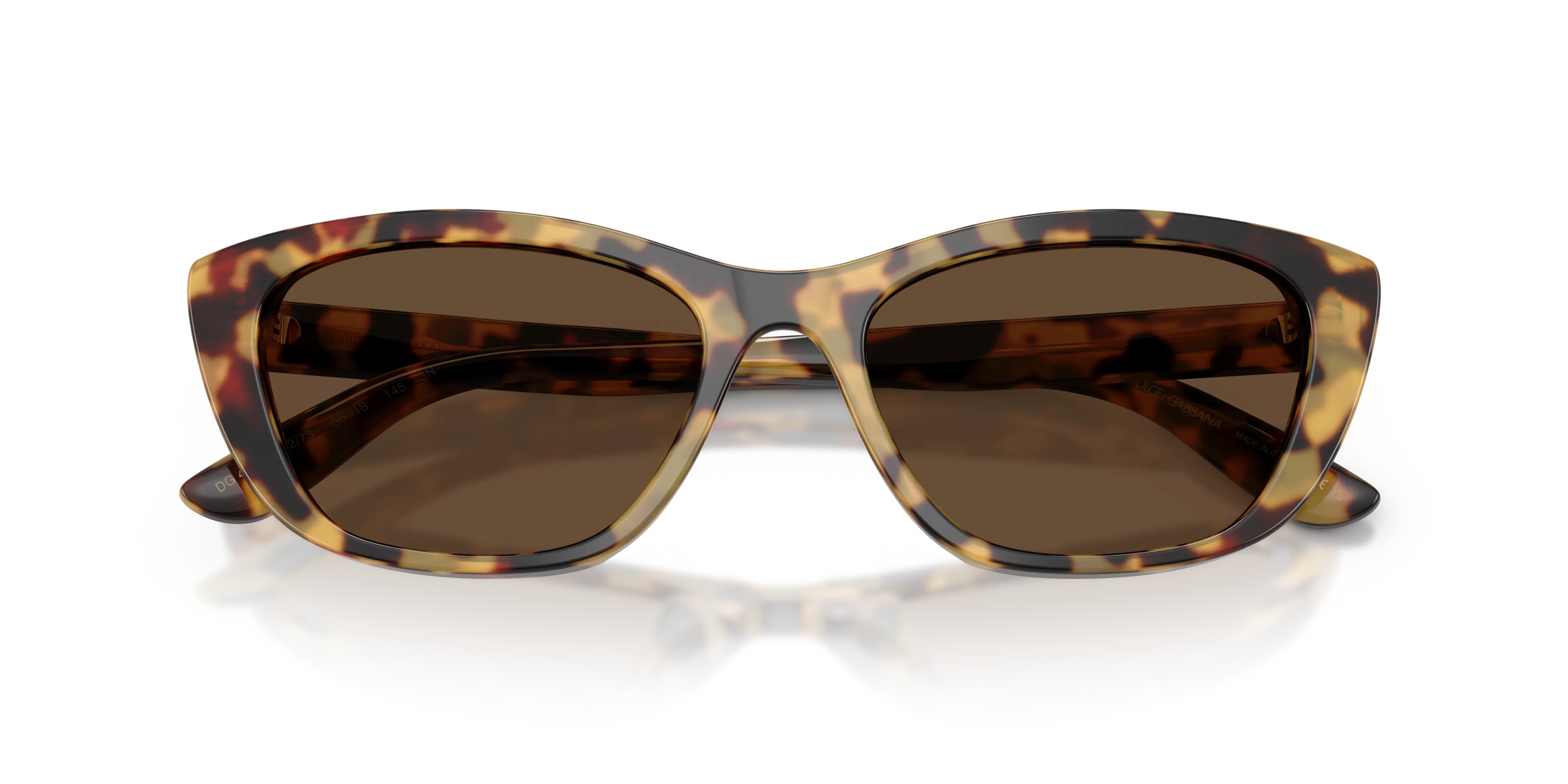 Dolce & Gabbana DG4571 512/73 Occhiali da sole Acetato Tartaruga Marrone Cat Eye Normale - immagine 2