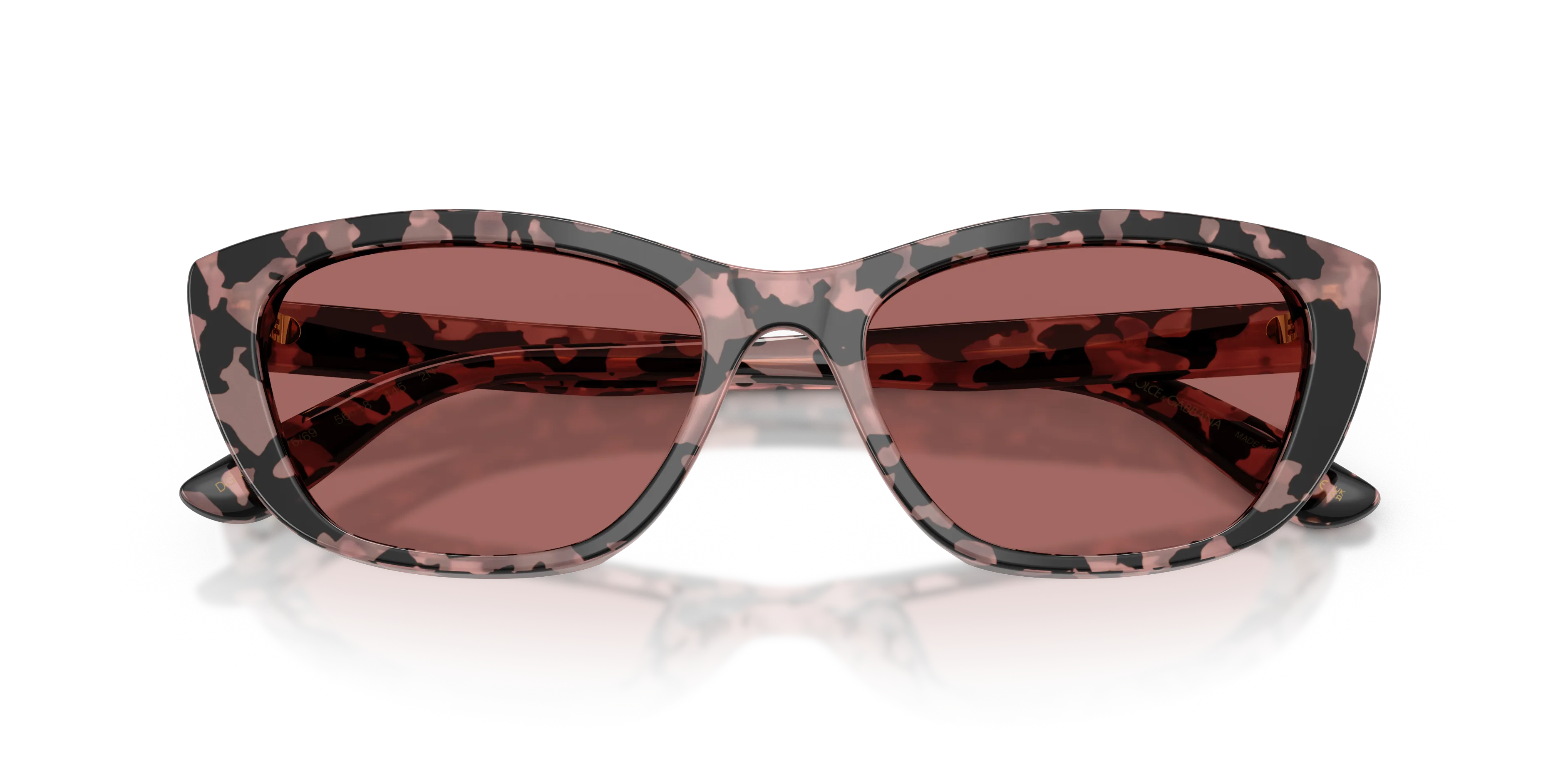 Dolce & Gabbana DG4571 347669 Occhiali da sole Acetato Tartaruga Viola Cat Eye Normale - immagine 2