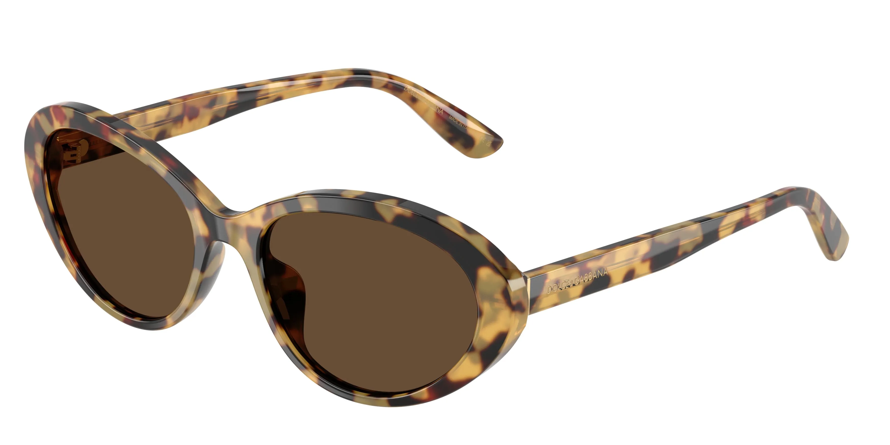 Dolce & Gabbana DG4570 512/73 Occhiali da sole Acetato Tartaruga Marrone Rotonda Normale - immagine 1