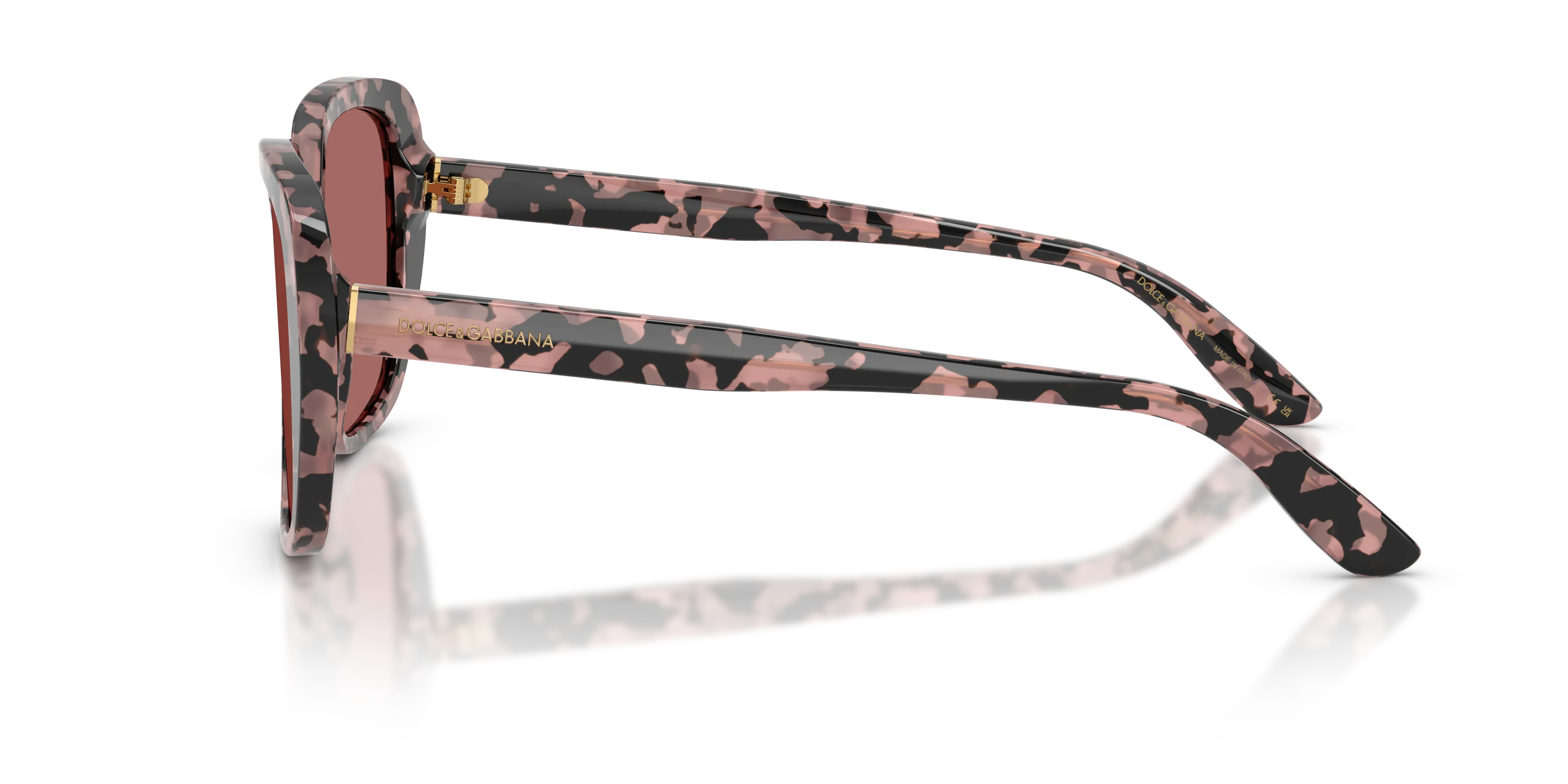 Dolce & Gabbana DG4569 347669 Occhiali da sole Acetato Tartaruga Viola Farfalla Normale - immagine 4
