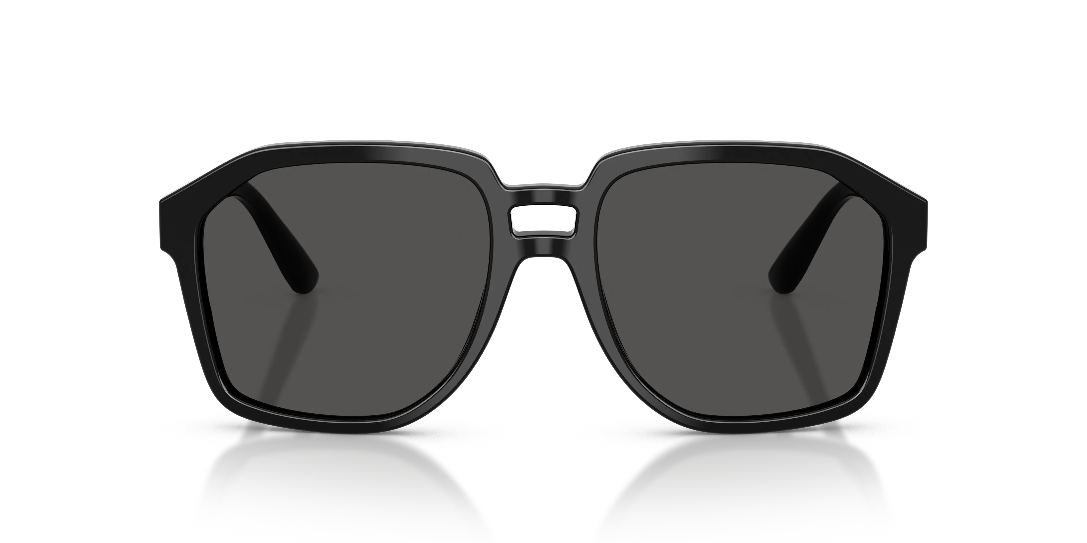 Dolce & Gabbana DG4568 501/87 Occhiali da sole Acetato Nero Grigio Pilot Normale - immagine 3