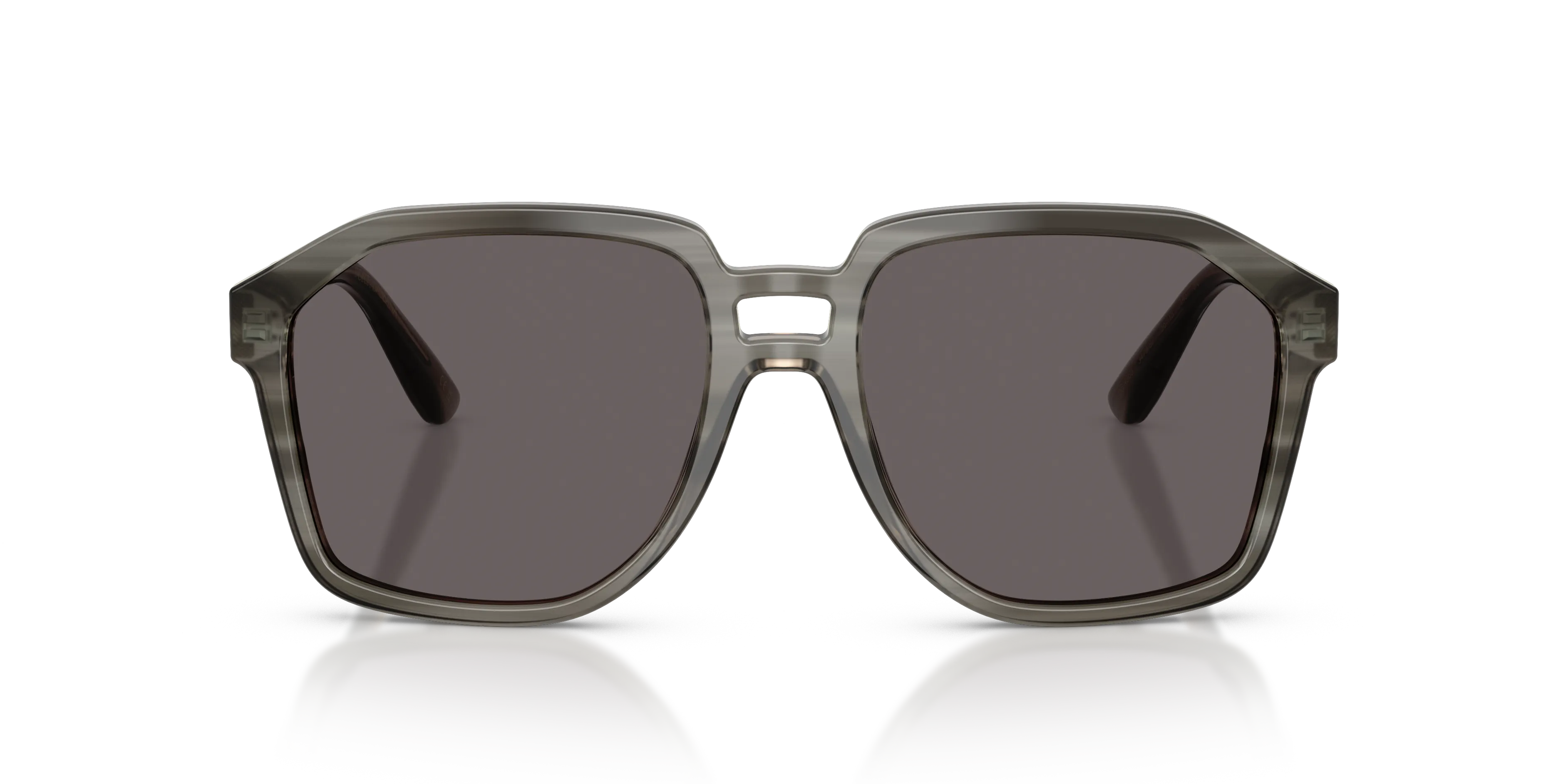 Dolce & Gabbana DG4568 347987 Occhiali da sole Acetato Grigio Grigio Pilot Normale - immagine 3