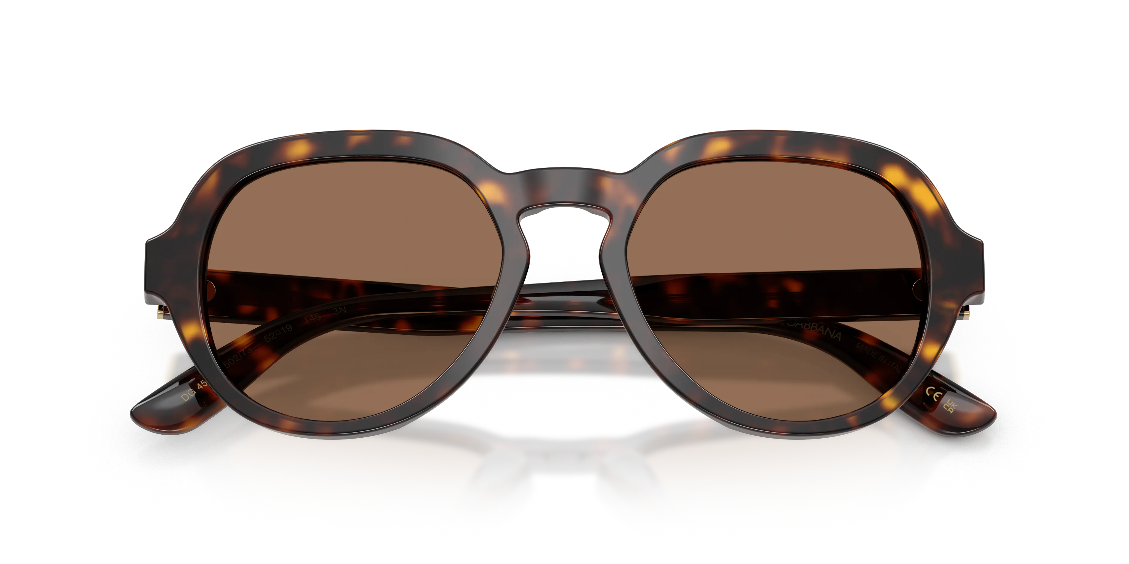 Dolce & Gabbana DG4567 502/73 Occhiali da sole Acetato Tartaruga Marrone Pantos Normale - immagine 2