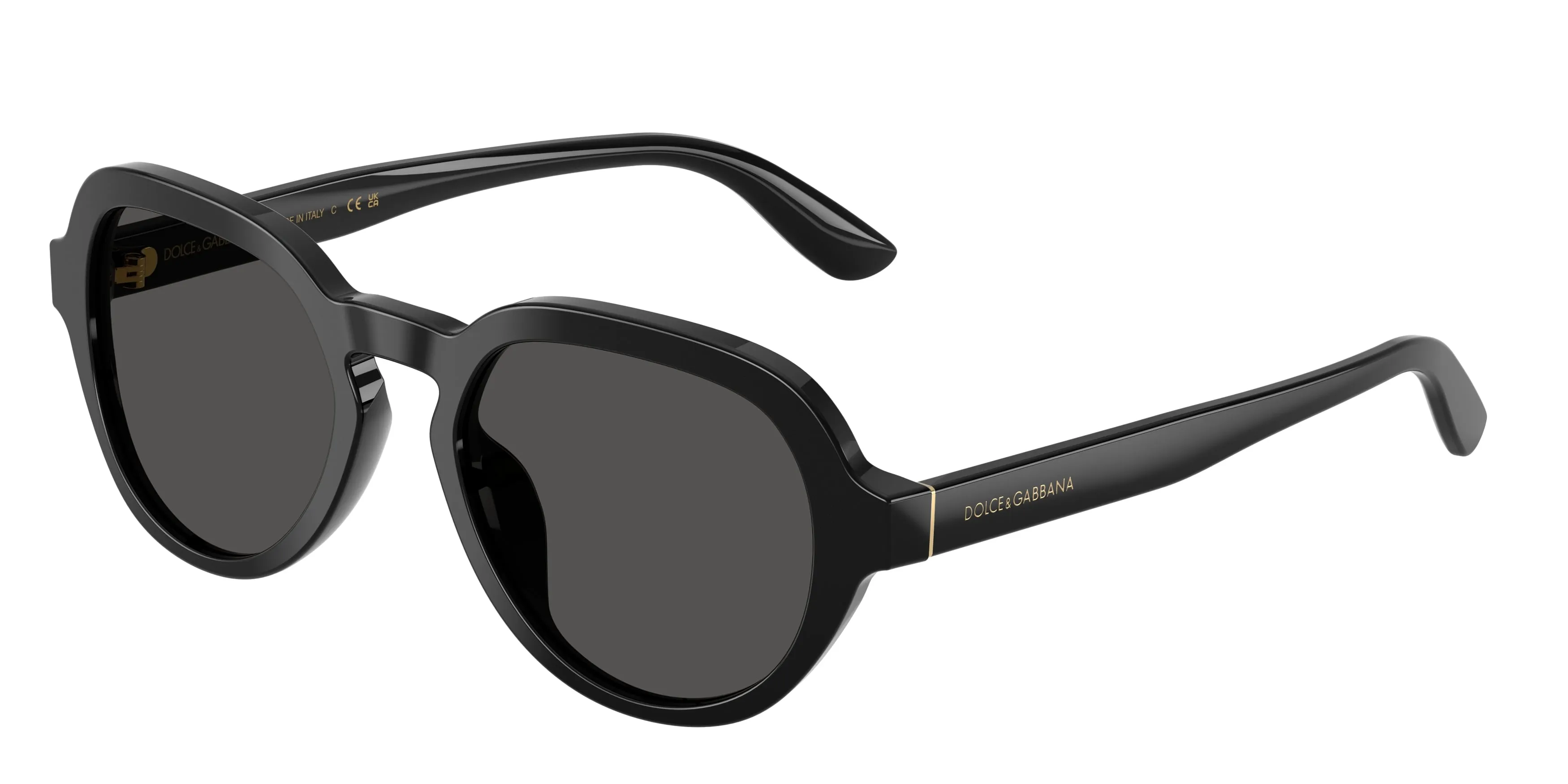 Dolce & Gabbana DG4567 501/87 Occhiali da sole Acetato Nero Grigio Pantos Normale - immagine 1