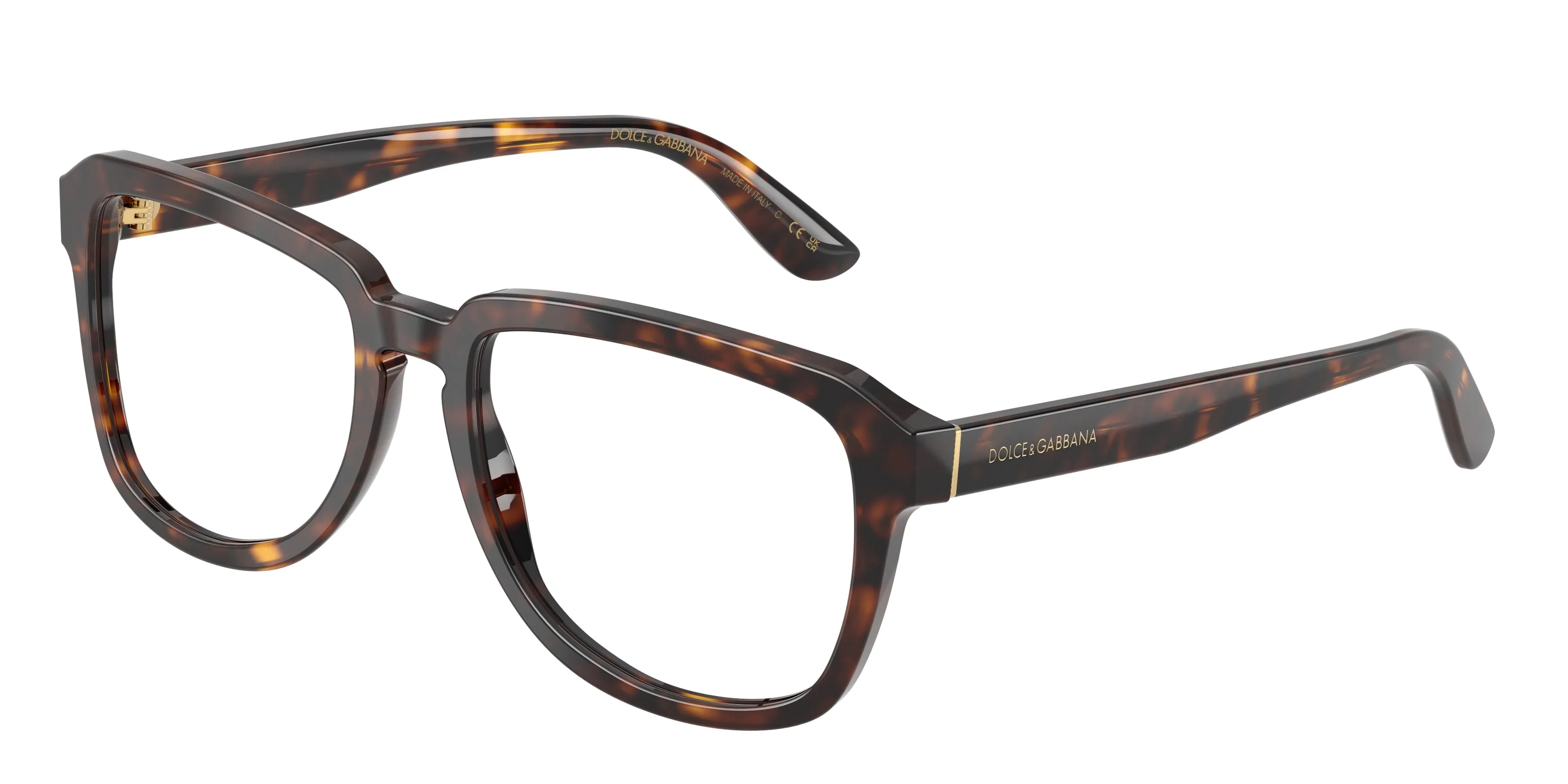 Dolce & Gabbana DG4566 502/SB Montature da vista Acetato Tartaruga Trasparente Squadrata Normale - immagine 1