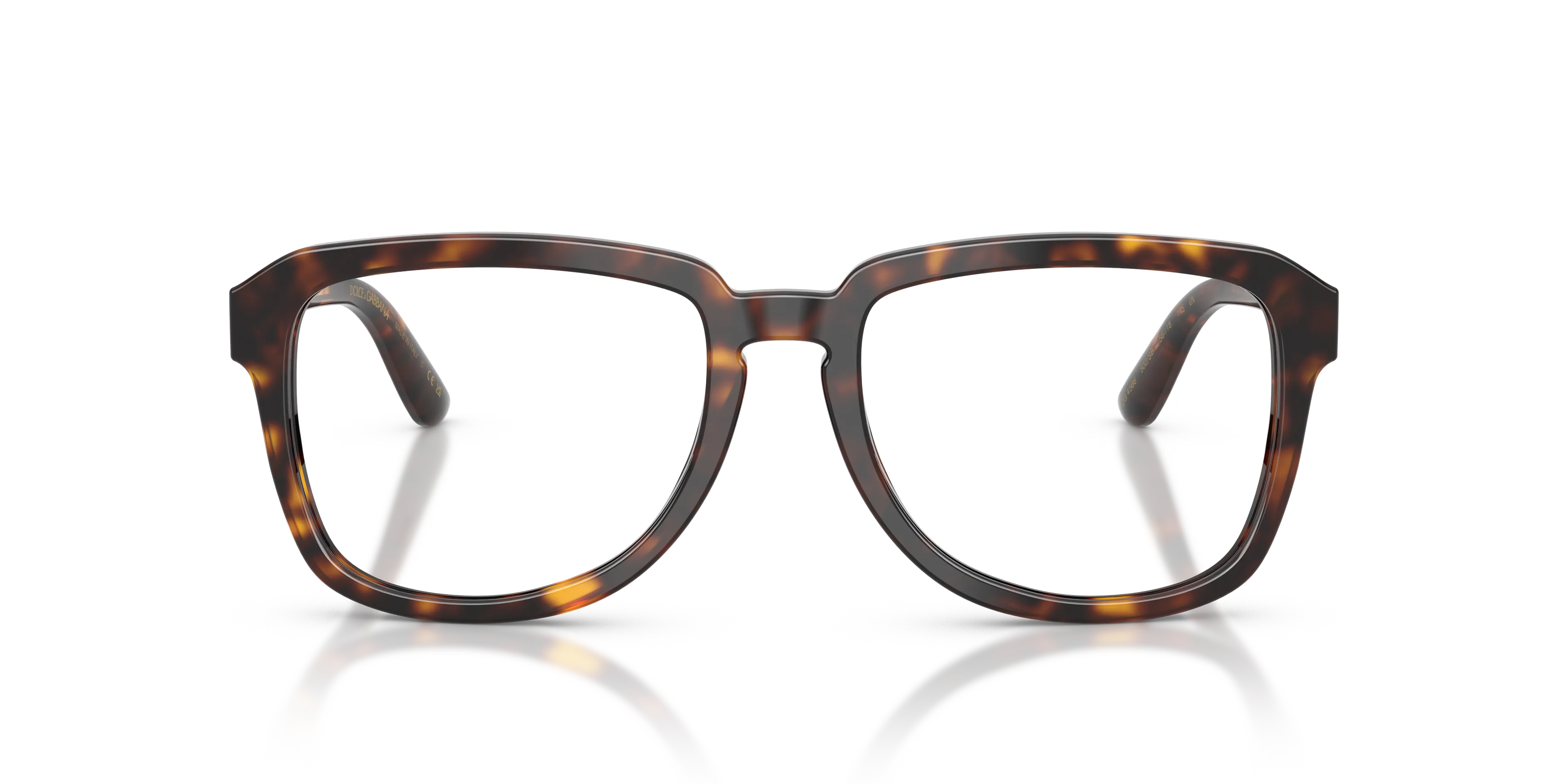 Dolce & Gabbana DG4566 502/SB Montature da vista Acetato Tartaruga Trasparente Squadrata Normale - immagine 3