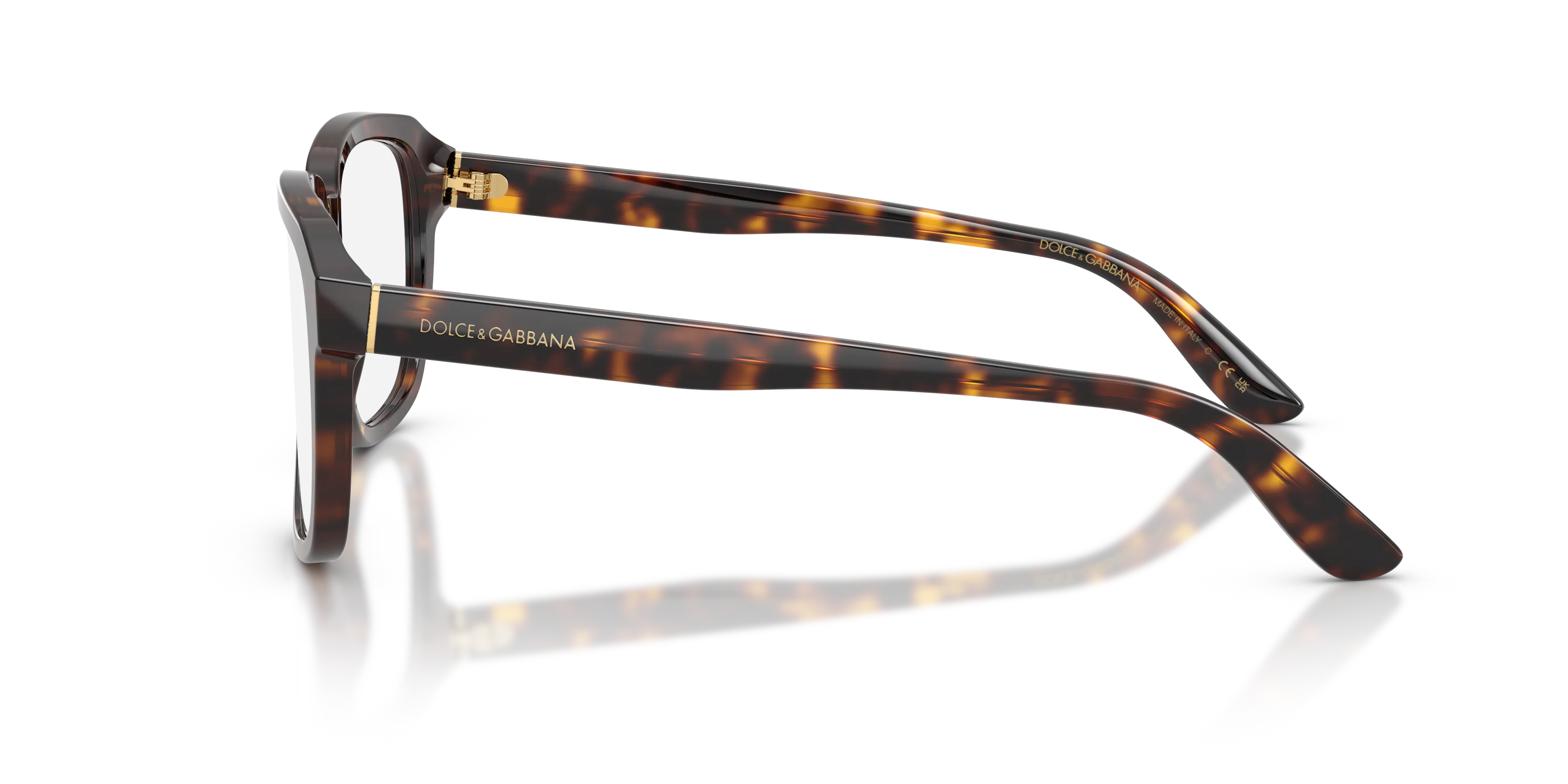 Dolce & Gabbana DG4566 502/SB Montature da vista Acetato Tartaruga Trasparente Squadrata Normale - immagine 4