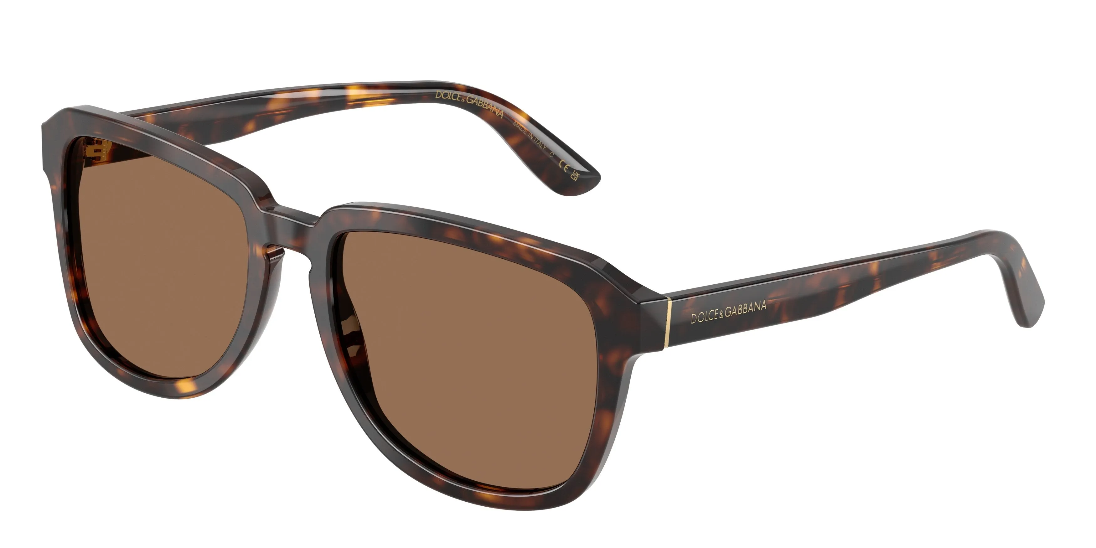 Dolce & Gabbana DG4566 502/73 Occhiali da sole Acetato Tartaruga Marrone Squadrata Normale - immagine 1