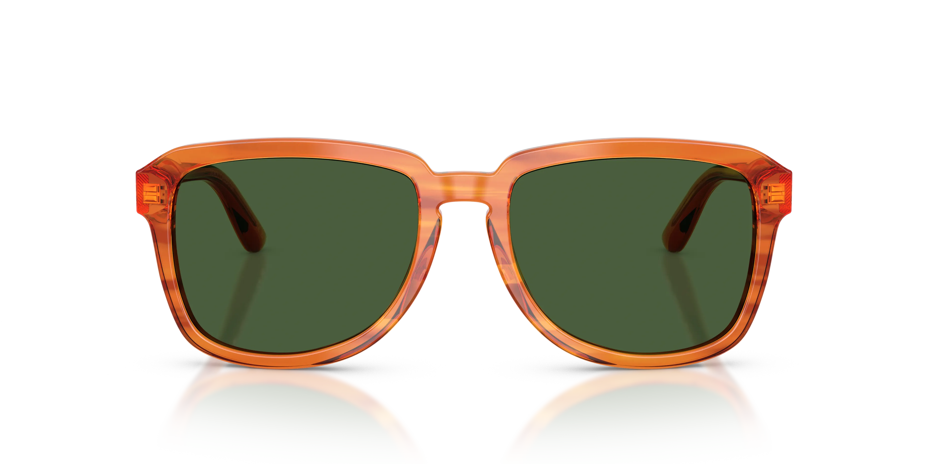 Dolce & Gabbana DG4566 34839A Occhiali da sole Acetato Marrone Verde Squadrata Normale - immagine 3