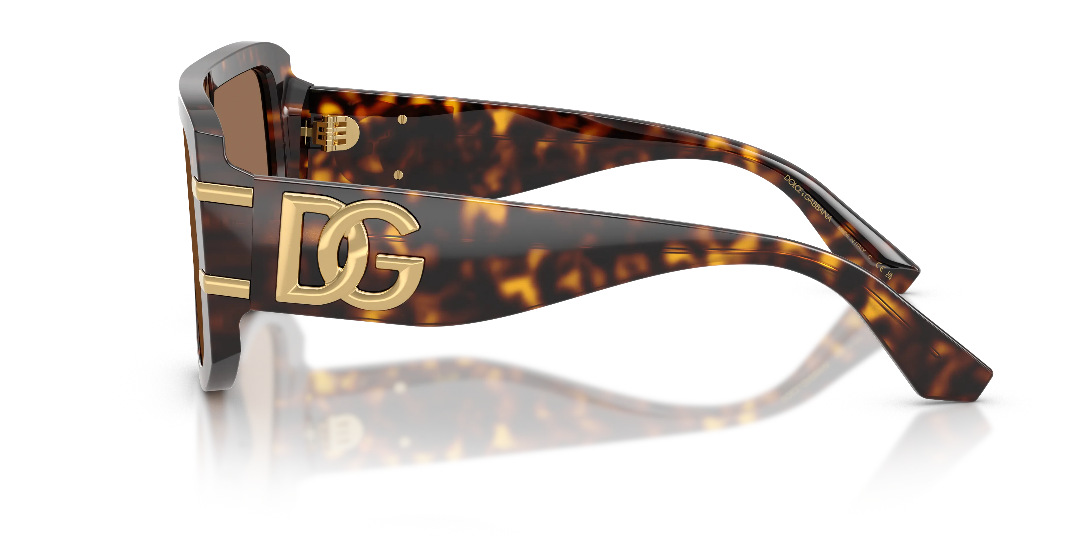 Dolce & Gabbana DG4565 502/73 Occhiali da sole Acetato Tartaruga Marrone Squadrata Normale - immagine 4