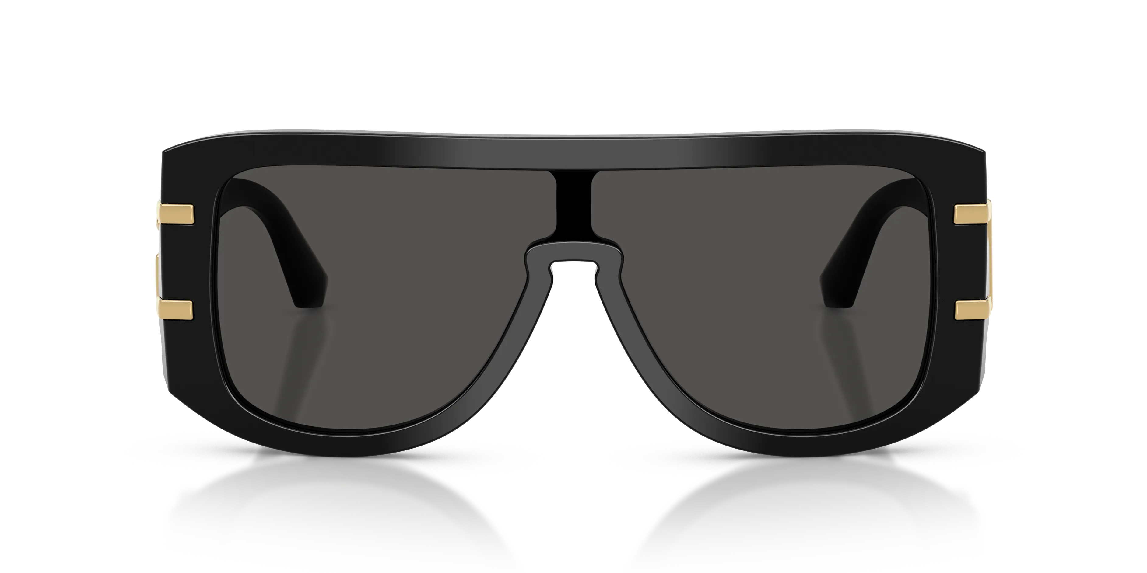 Dolce & Gabbana DG4565 501/87 Occhiali da sole Acetato Nero Grigio Squadrata Normale - immagine 3