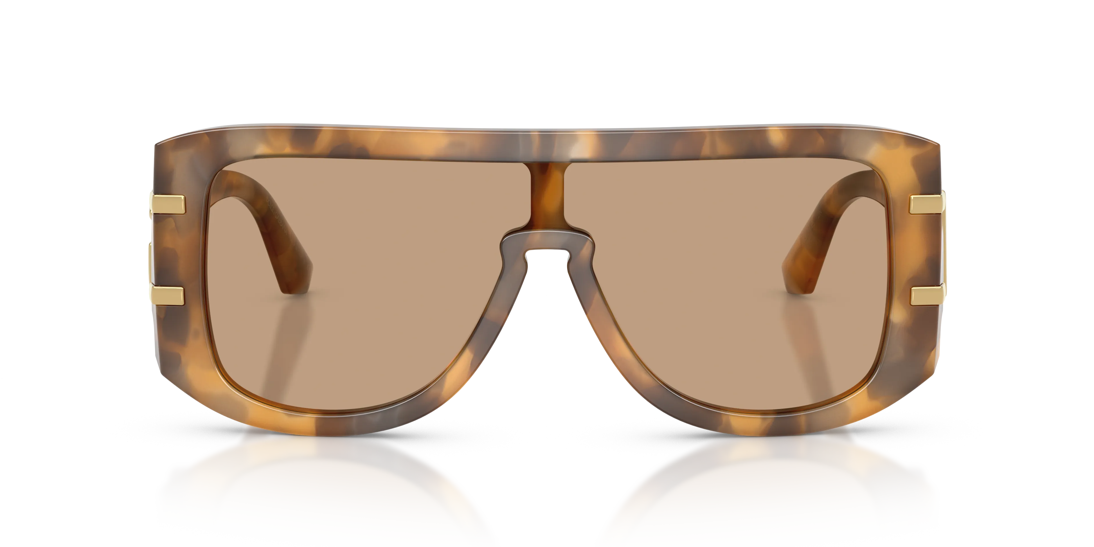 Dolce & Gabbana DG4565 349663 Occhiali da sole Acetato Tartaruga Marrone Squadrata Normale - immagine 3