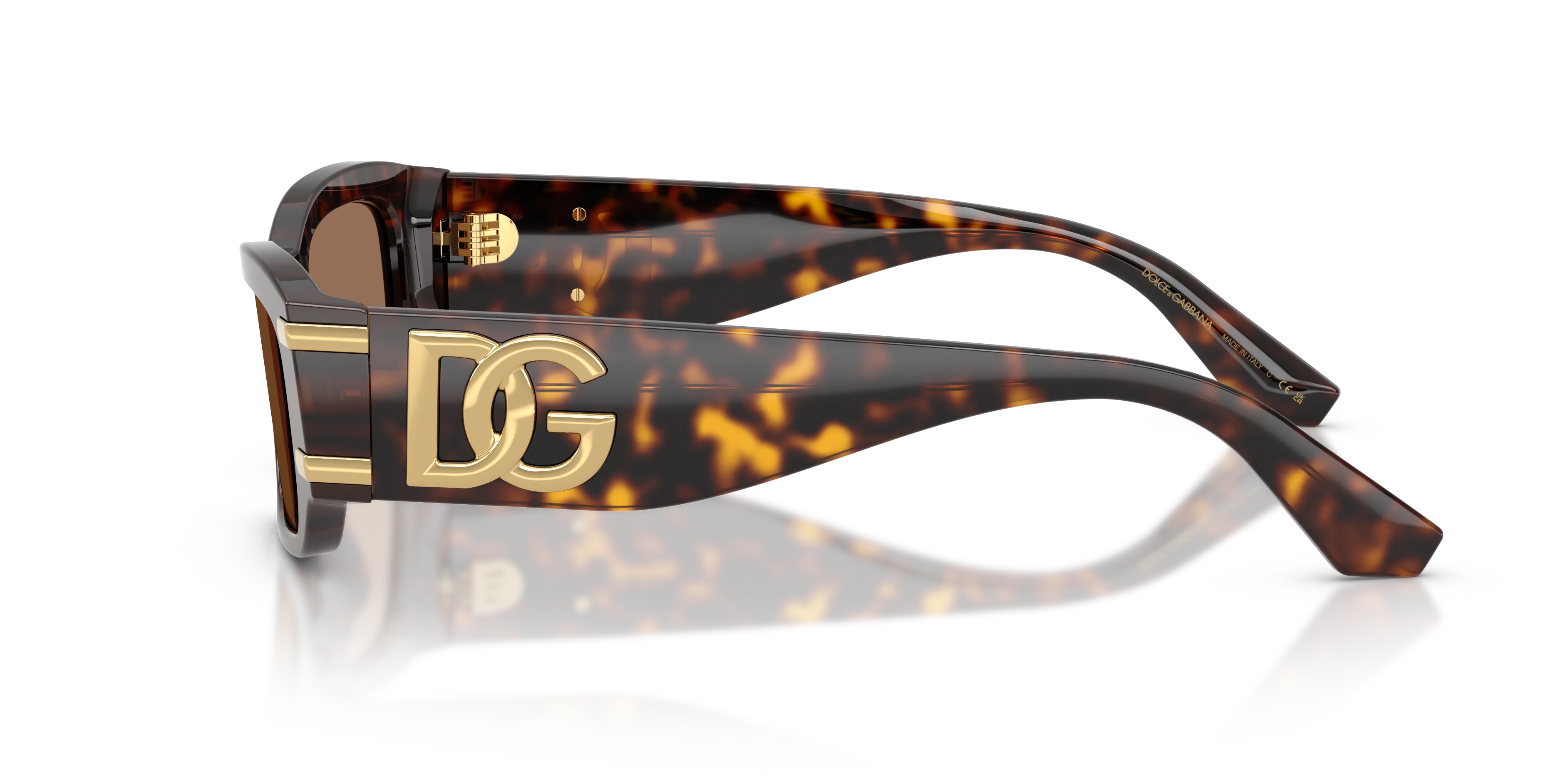Dolce & Gabbana DG4564 502/73 Occhiali da sole Acetato Tartaruga Marrone Squadrata Normale - immagine 4