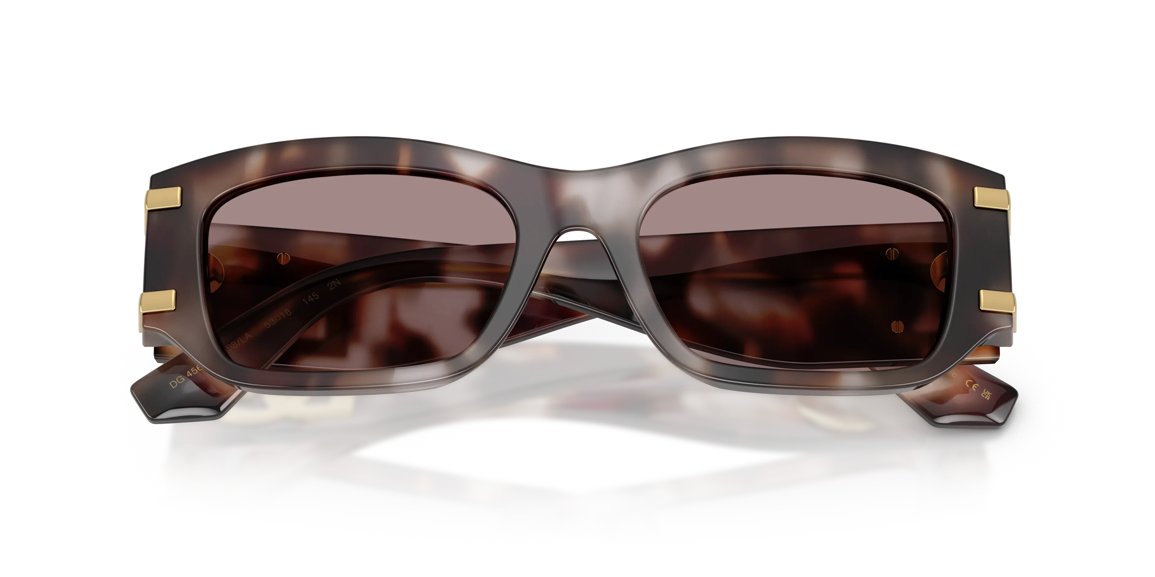 Dolce & Gabbana DG4564 3498LA Occhiali da sole Acetato Viola Viola Squadrata Normale - immagine 2