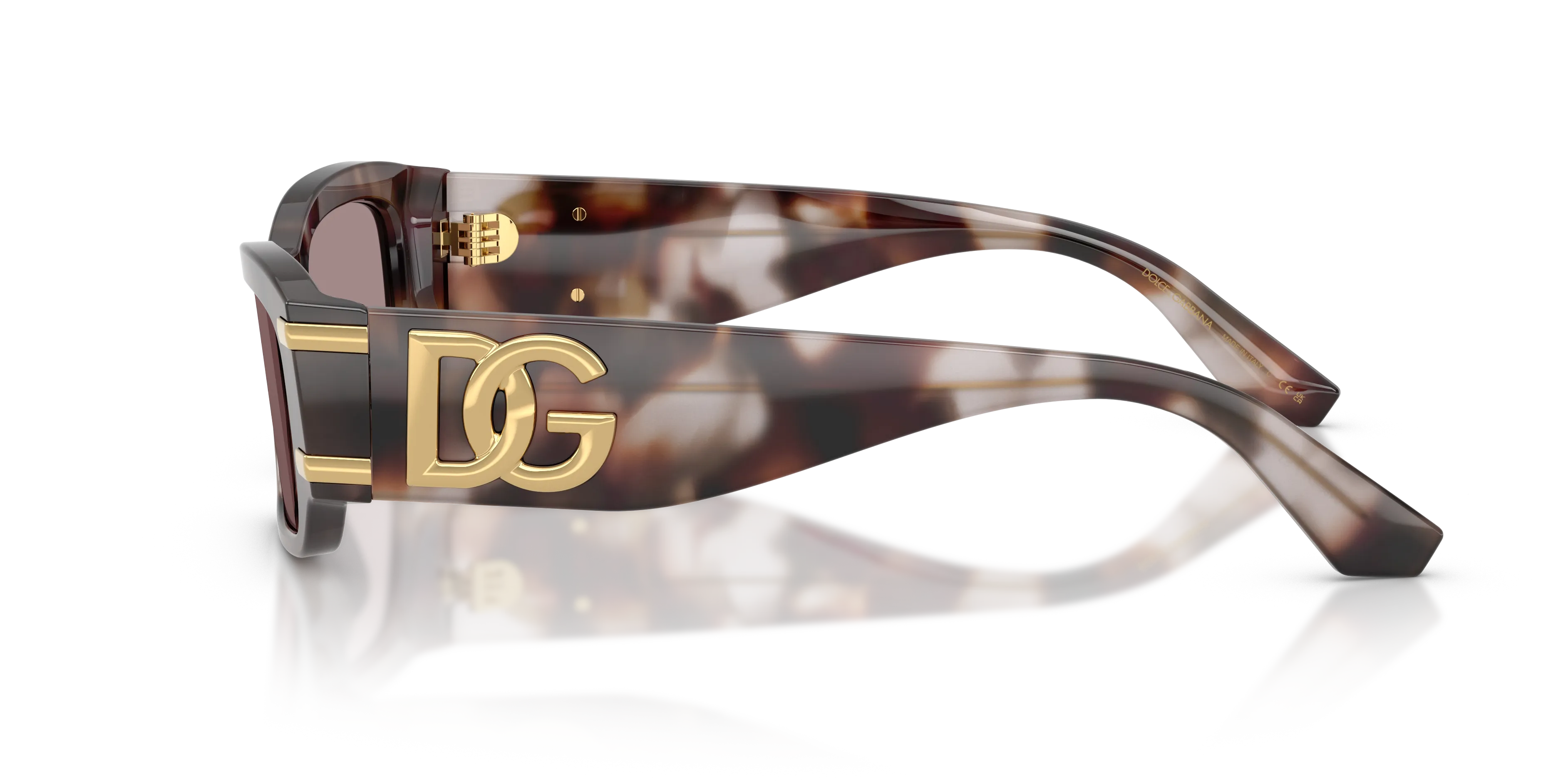 Dolce & Gabbana DG4564 3498LA Occhiali da sole Acetato Viola Viola Squadrata Normale - immagine 4