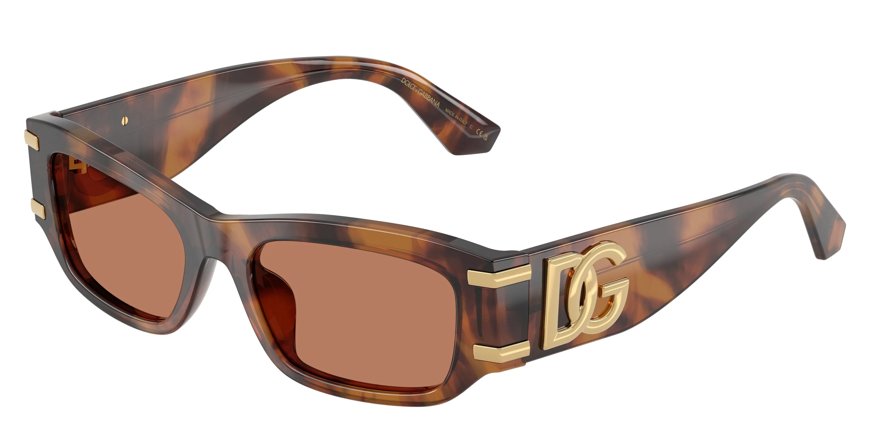 Dolce & Gabbana DG4564 3497/3 Occhiali da sole Acetato Tartaruga Marrone Squadrata Normale - immagine 1