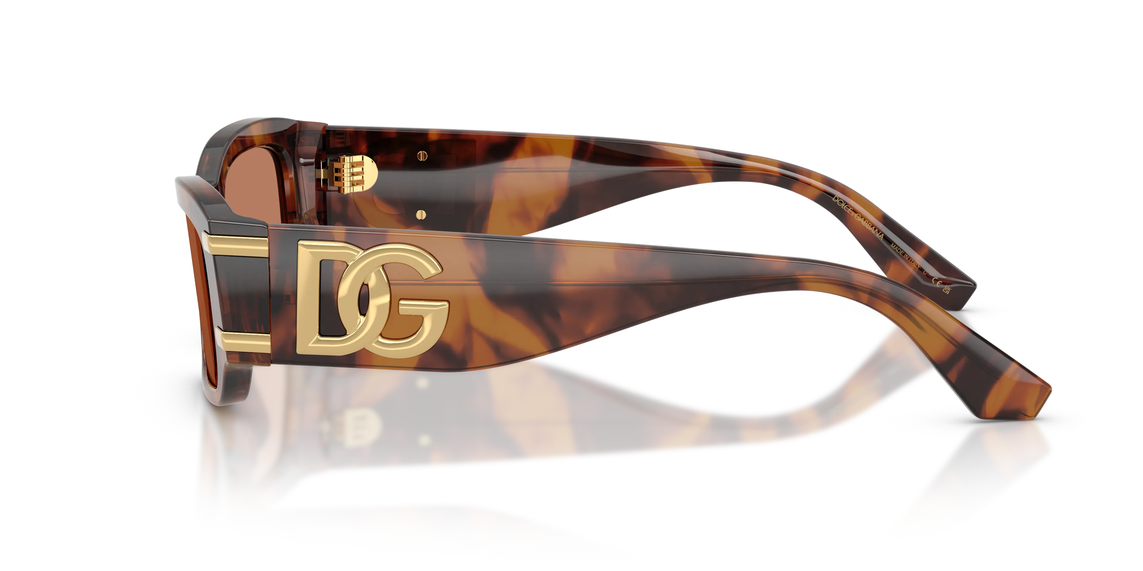 Dolce & Gabbana DG4564 3497/3 Occhiali da sole Acetato Tartaruga Marrone Squadrata Normale - immagine 4