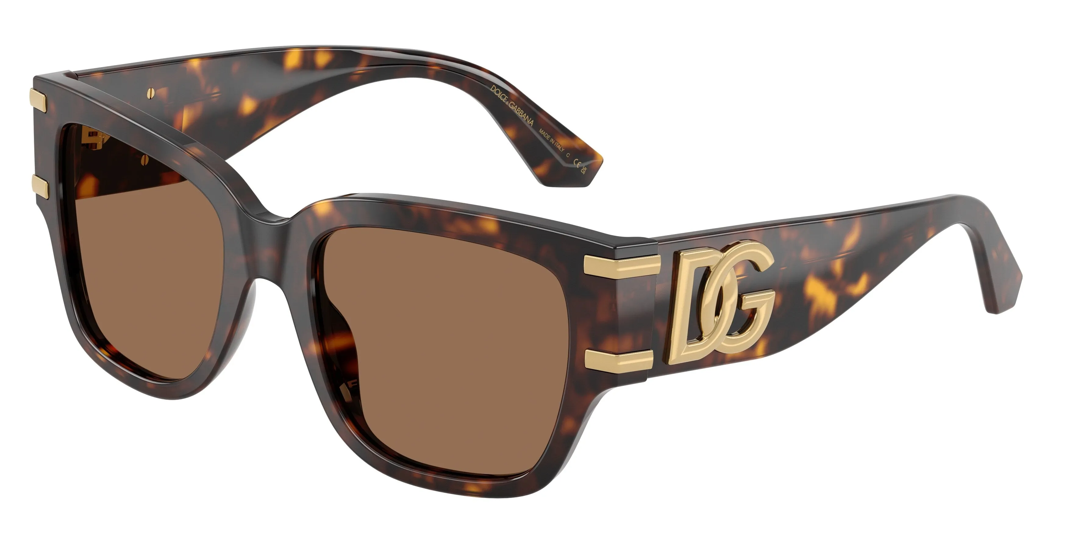 Dolce & Gabbana DG4563 502/73 Occhiali da sole Acetato Tartaruga Marrone Squadrata Normale - immagine 1