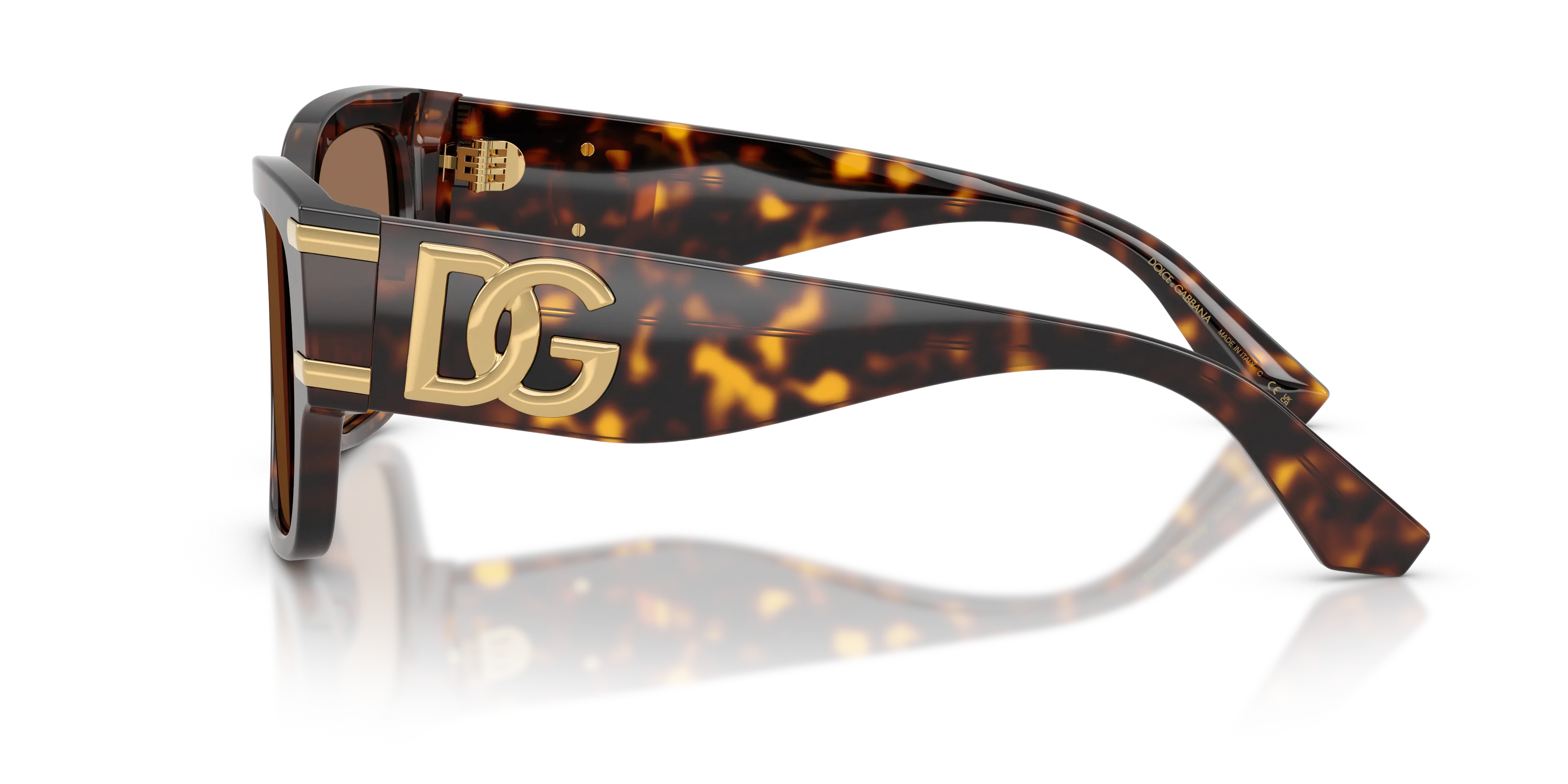 Dolce & Gabbana DG4563 502/73 Occhiali da sole Acetato Tartaruga Marrone Squadrata Normale - immagine 4