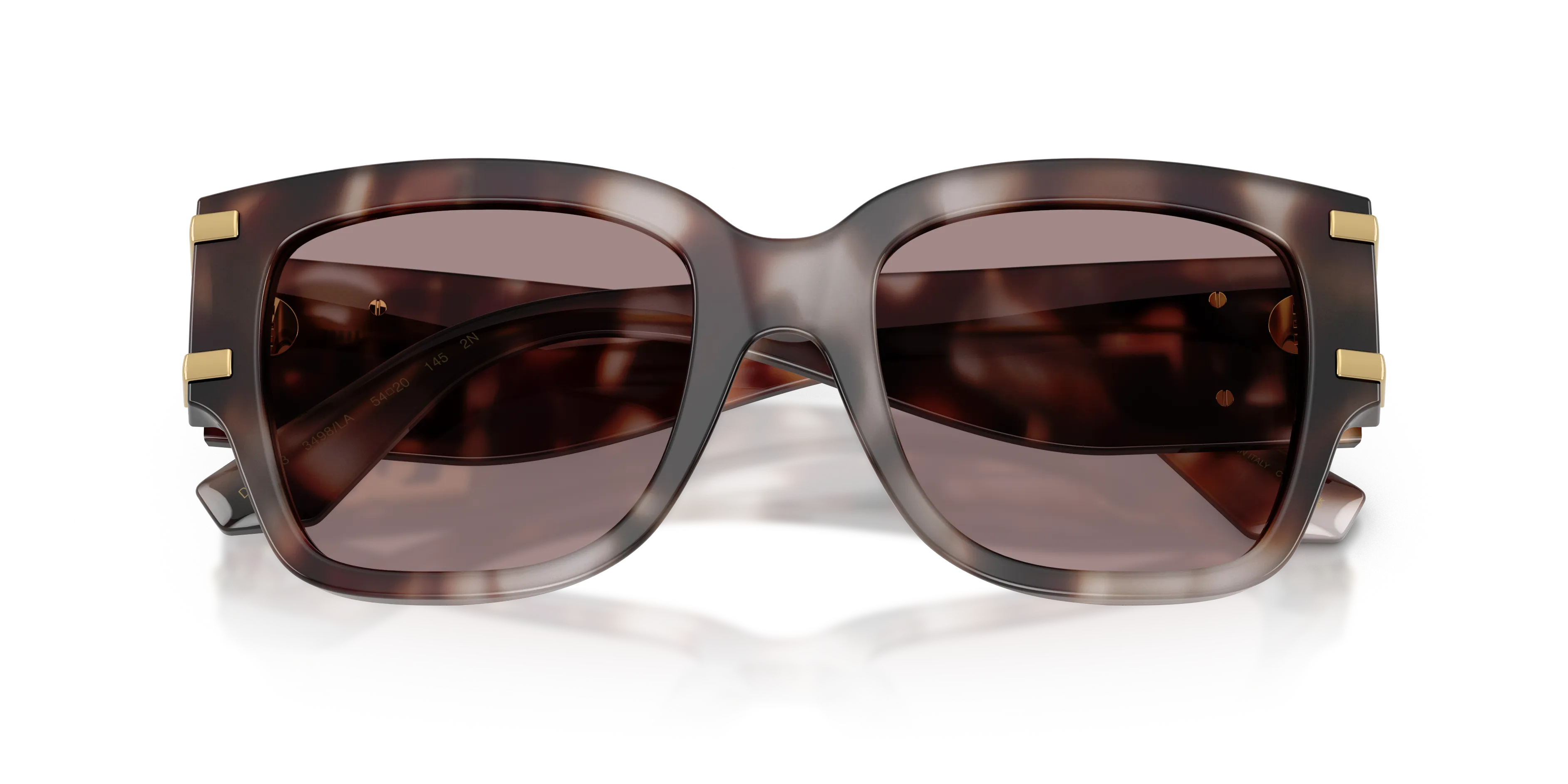 Dolce & Gabbana DG4563 3498LA Occhiali da sole Acetato Viola Viola Squadrata Normale - immagine 2