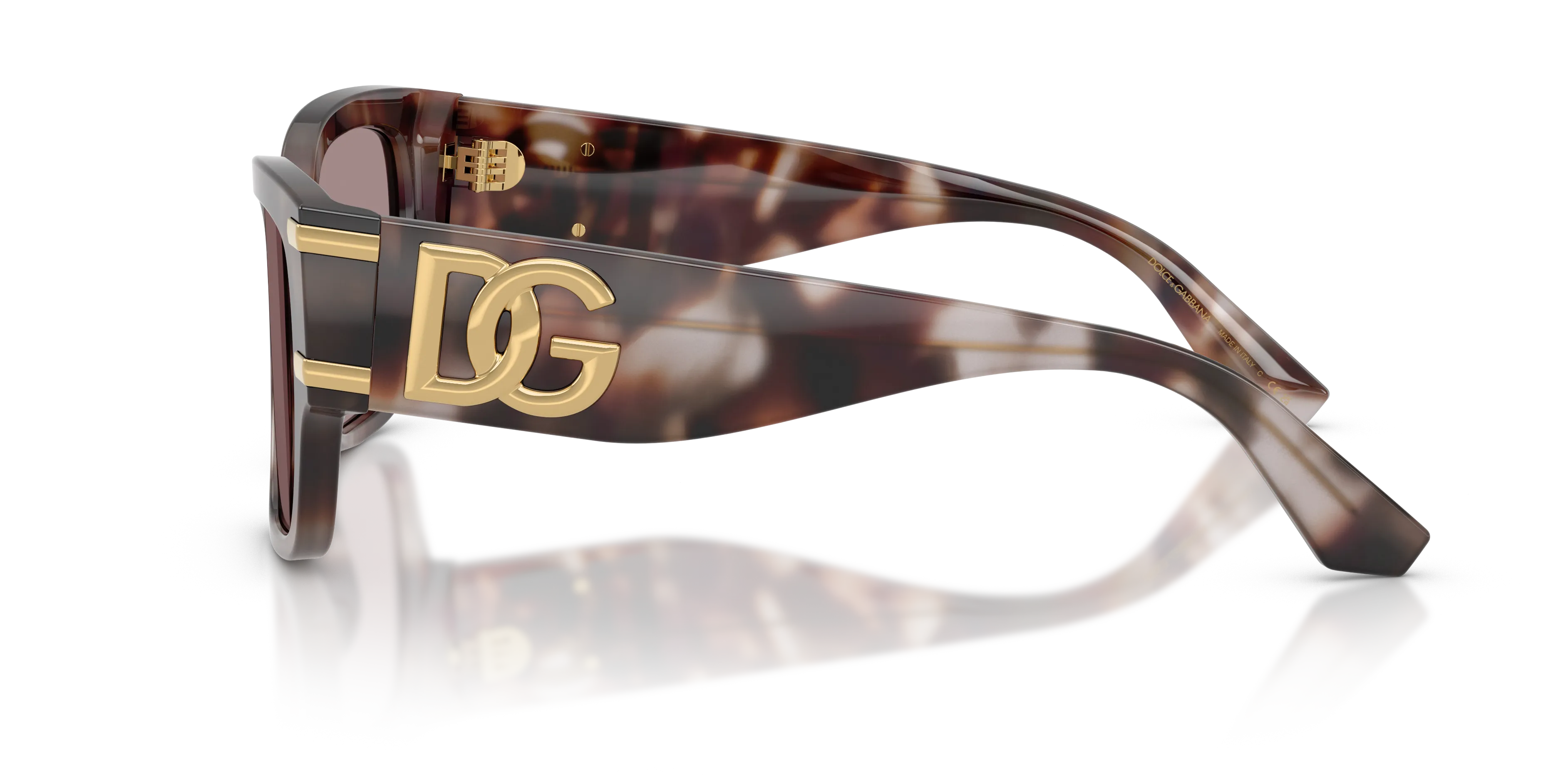Dolce & Gabbana DG4563 3498LA Occhiali da sole Acetato Viola Viola Squadrata Normale - immagine 4