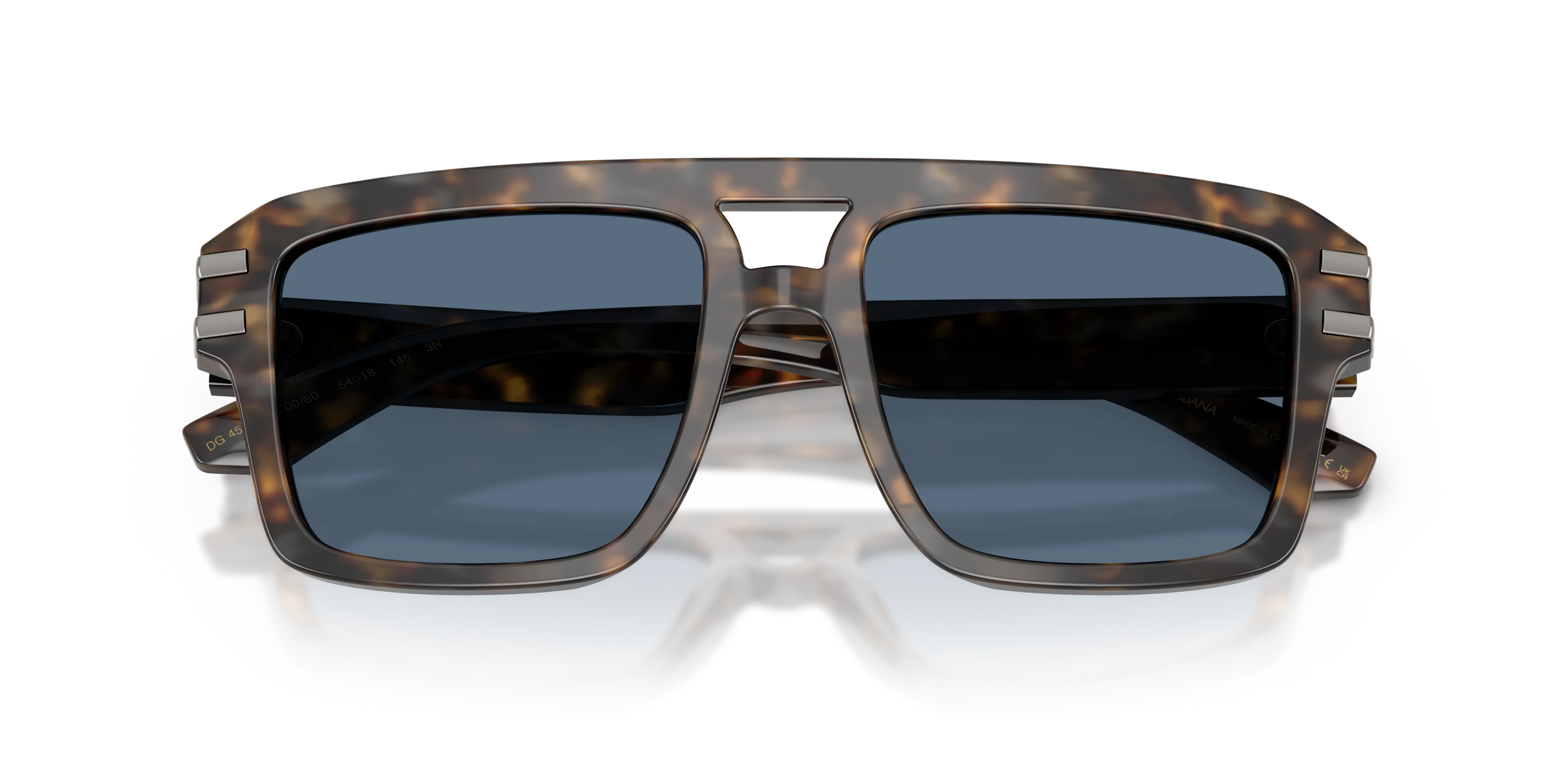 Dolce & Gabbana DG4562 350080 Occhiali da sole Acetato Blu Blu Pilot Normale - immagine 2