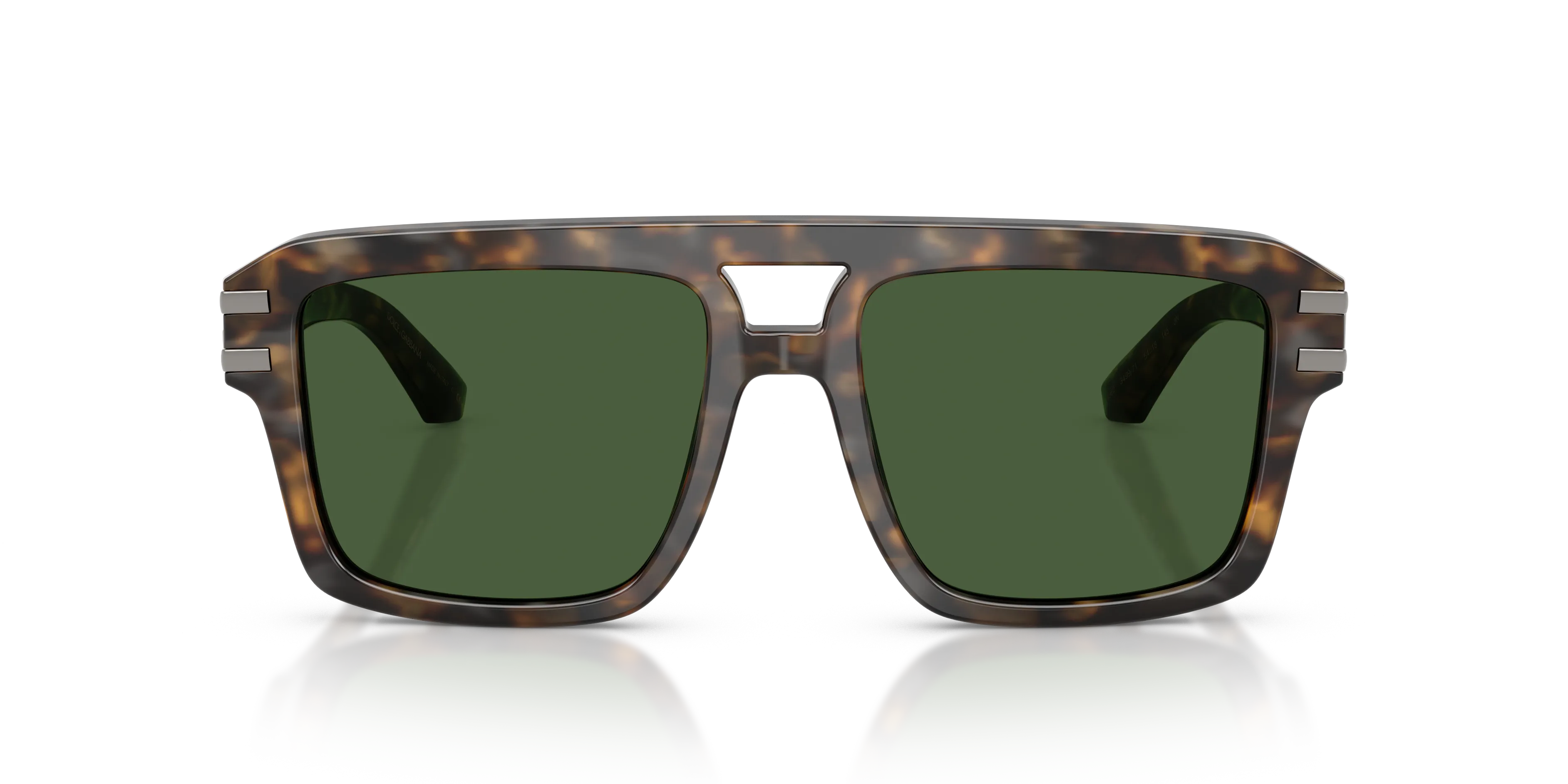 Dolce & Gabbana DG4562 349971 Occhiali da sole Acetato Marrone Verde Pilot Normale - immagine 3