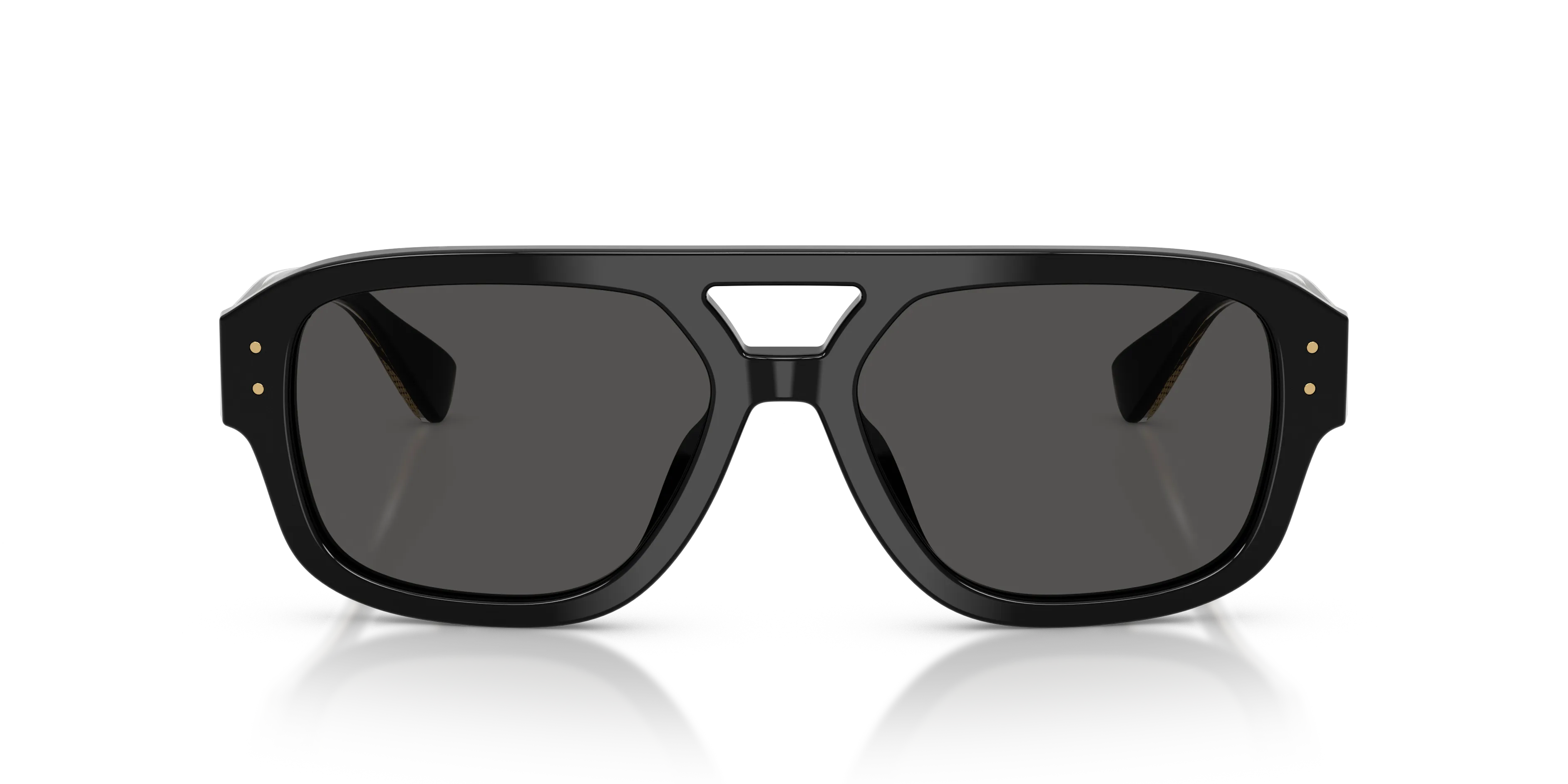 Dolce & Gabbana DG4561 501/87 Occhiali da sole Acetato Nero Grigio Pilot Normale - immagine 3