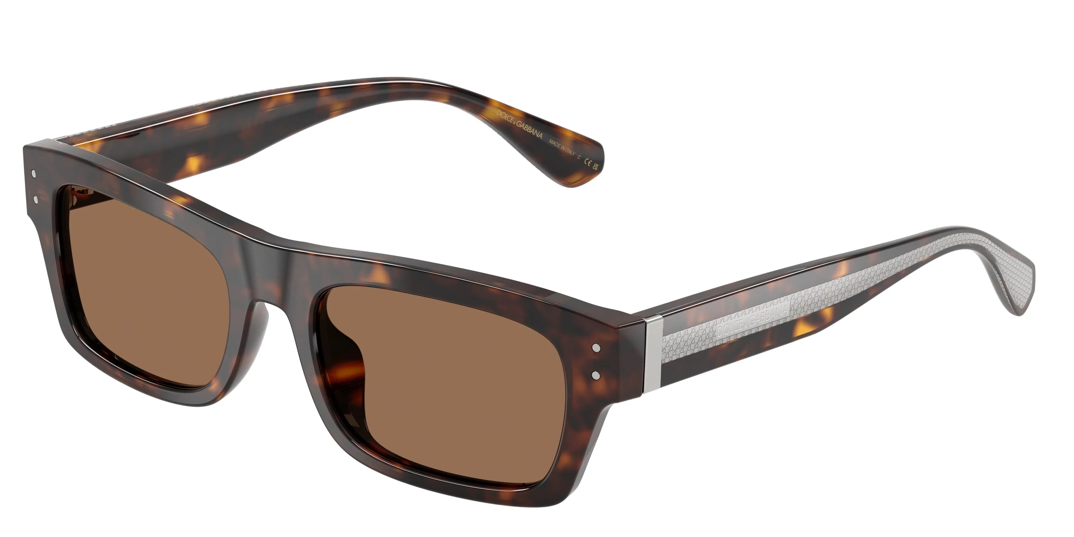 Dolce & Gabbana DG4560 502/73 Occhiali da sole Acetato Tartaruga Marrone Squadrata Normale - immagine 1
