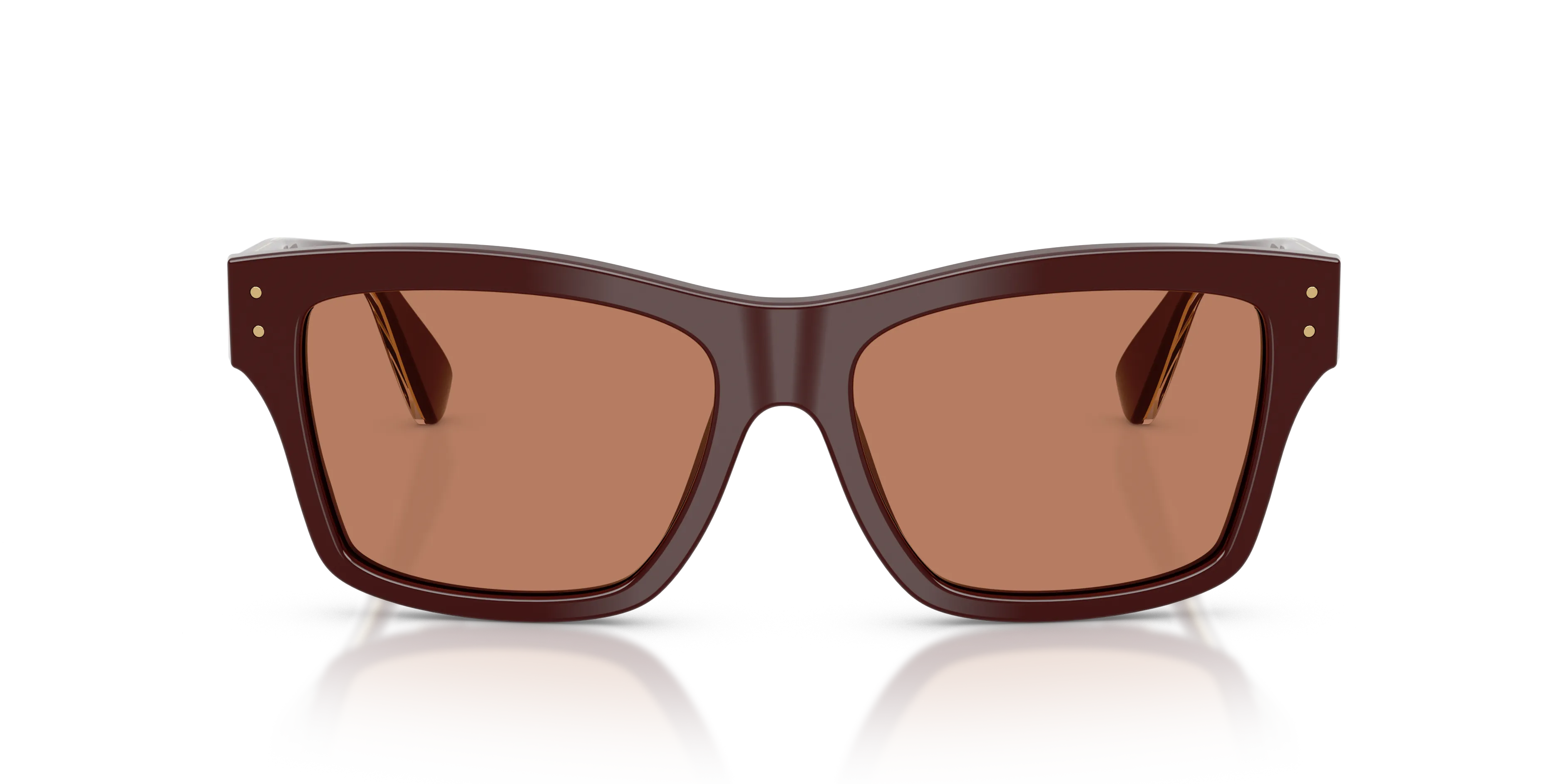 Dolce & Gabbana DG4559 3503/3 Occhiali da sole Acetato Marrone Marrone Squadrata Normale - immagine 3