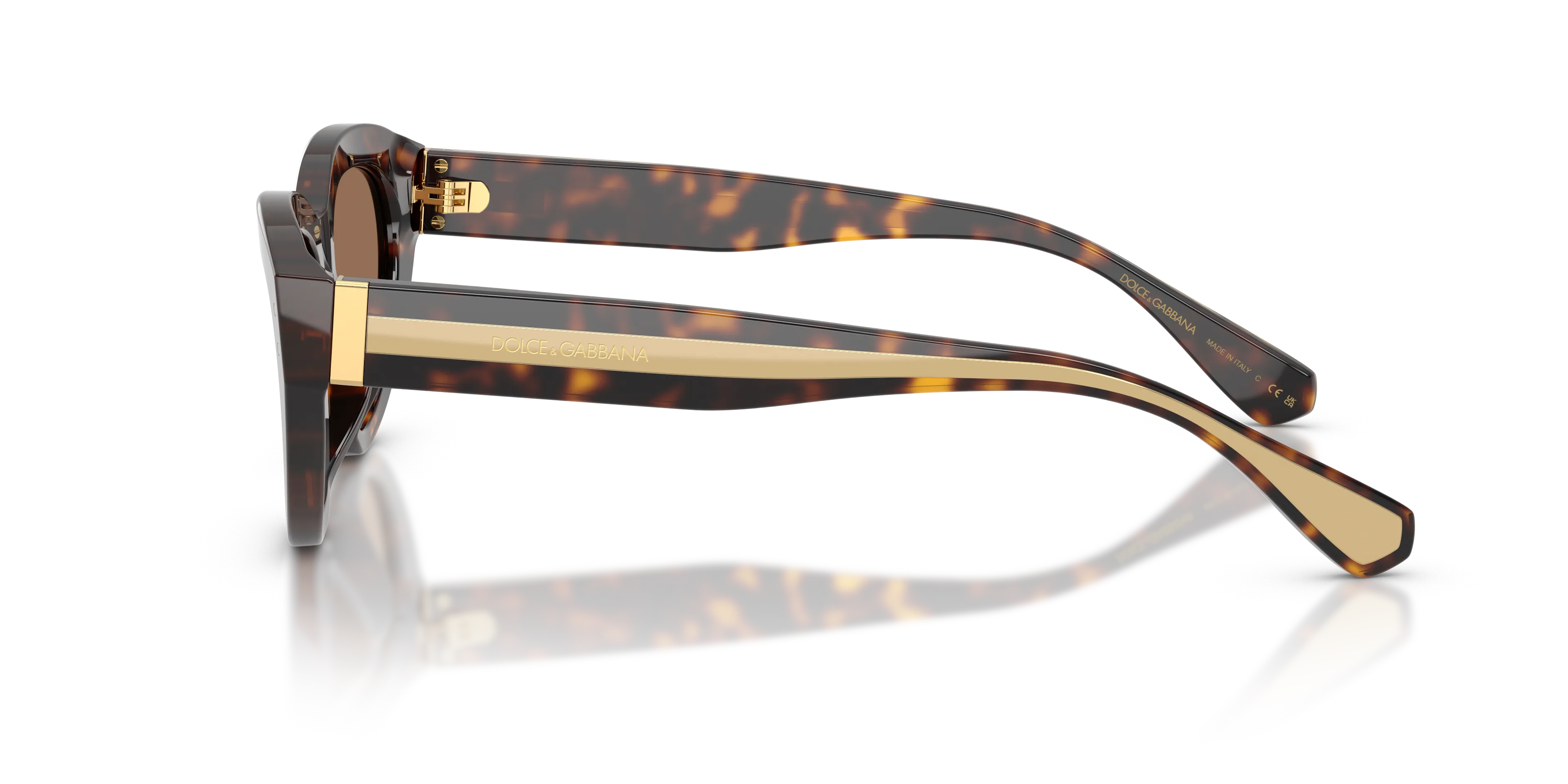 Dolce & Gabbana DG4558 502/73 Occhiali da sole Acetato Tartaruga Marrone Farfalla Normale - immagine 4