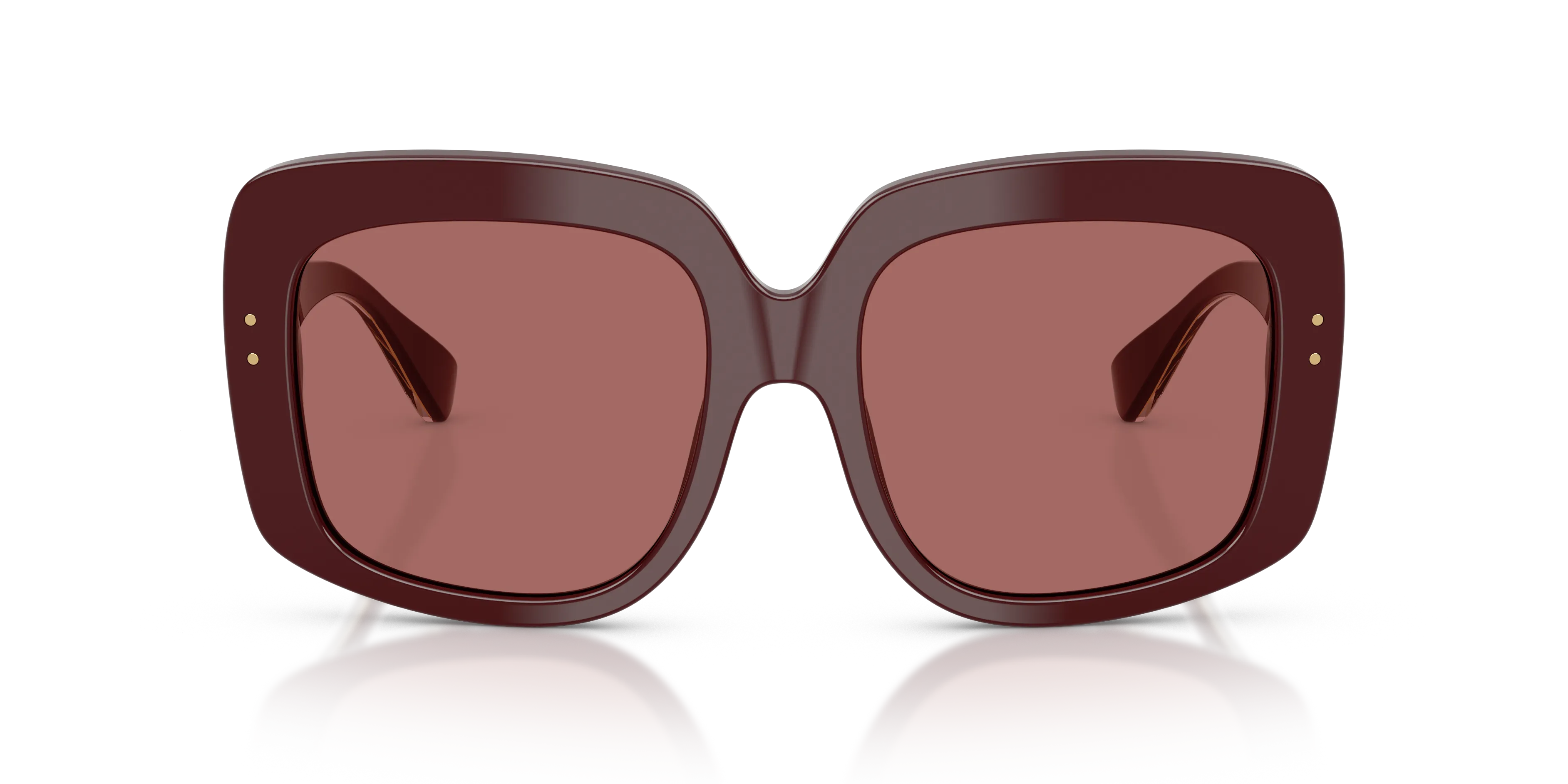 Dolce & Gabbana DG4557 309169 Occhiali da sole Acetato Rosso Viola Squadrata Normale - immagine 3