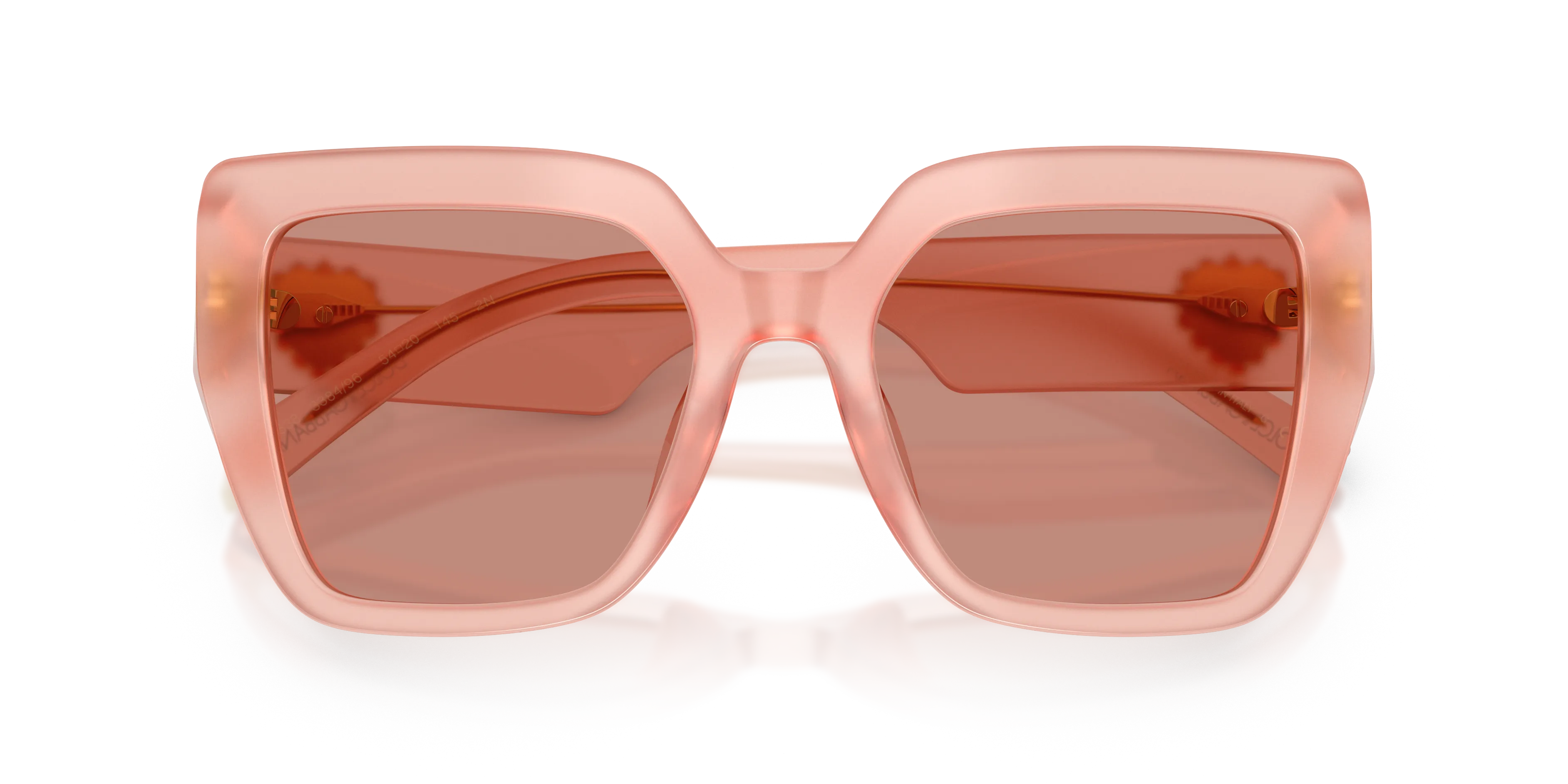 Dolce & Gabbana DG4538 338496 Occhiali da sole Acetato Rosa Viola Squadrata Normale - immagine 2
