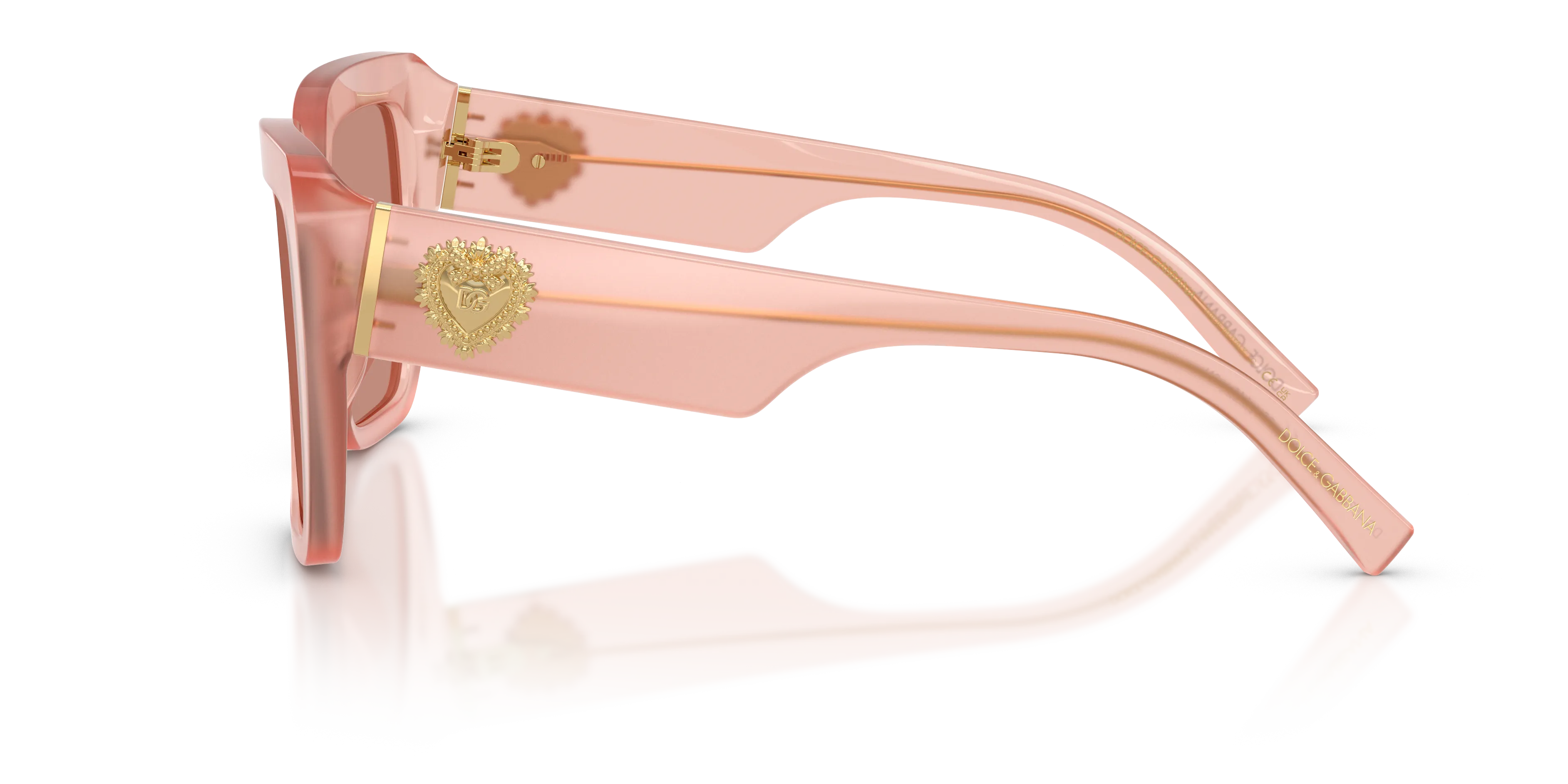 Dolce & Gabbana DG4538 338496 Occhiali da sole Acetato Rosa Viola Squadrata Normale - immagine 4