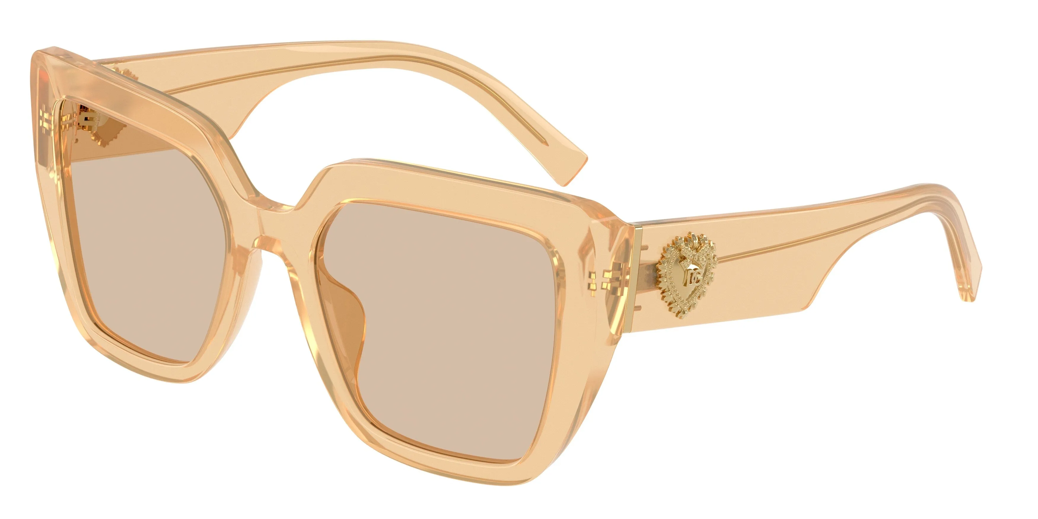 Dolce & Gabbana DG4538 308993 Occhiali da sole Acetato Marrone Marrone Squadrata Normale - immagine 1