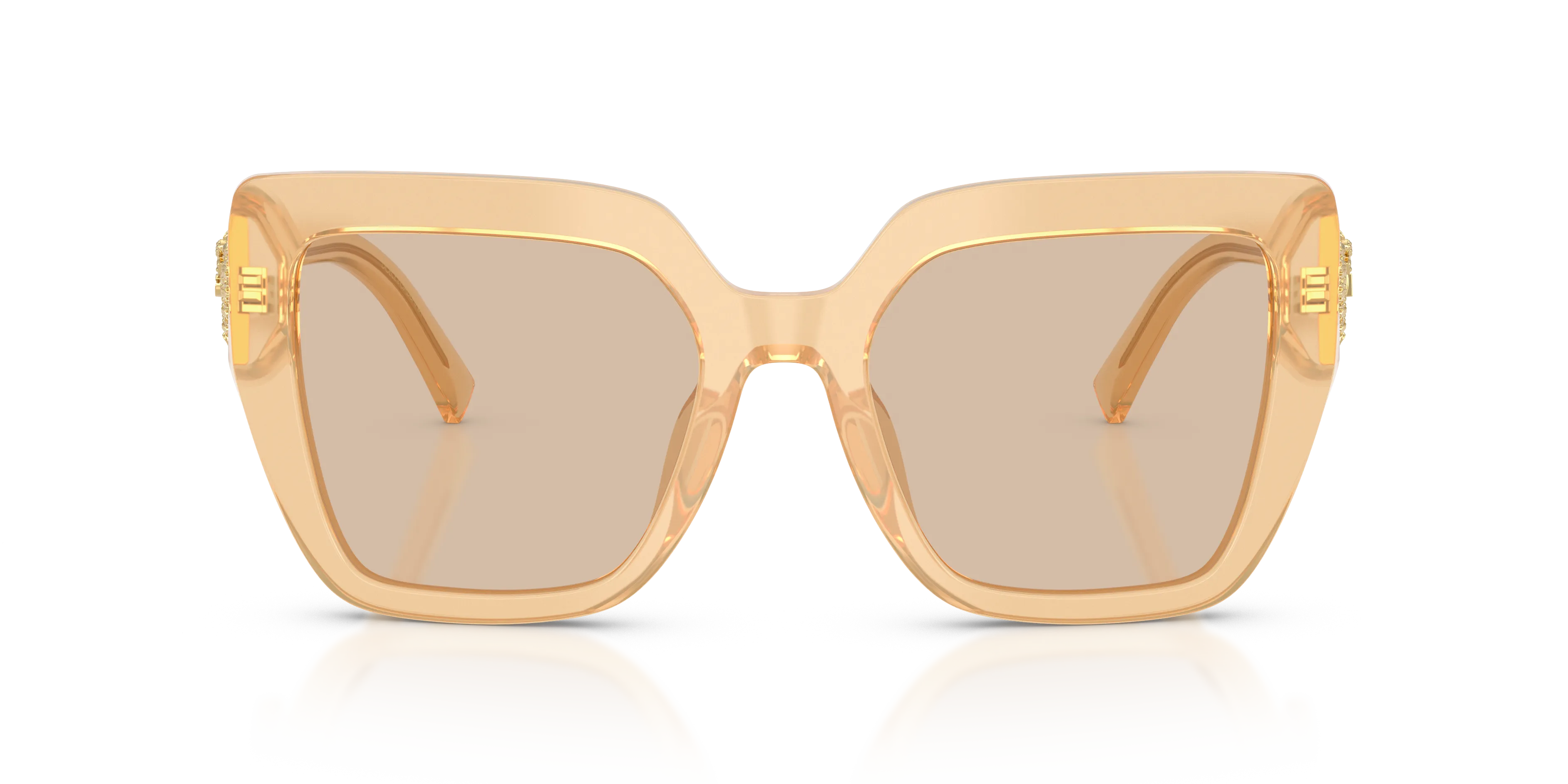 Dolce & Gabbana DG4538 308993 Occhiali da sole Acetato Marrone Marrone Squadrata Normale - immagine 3