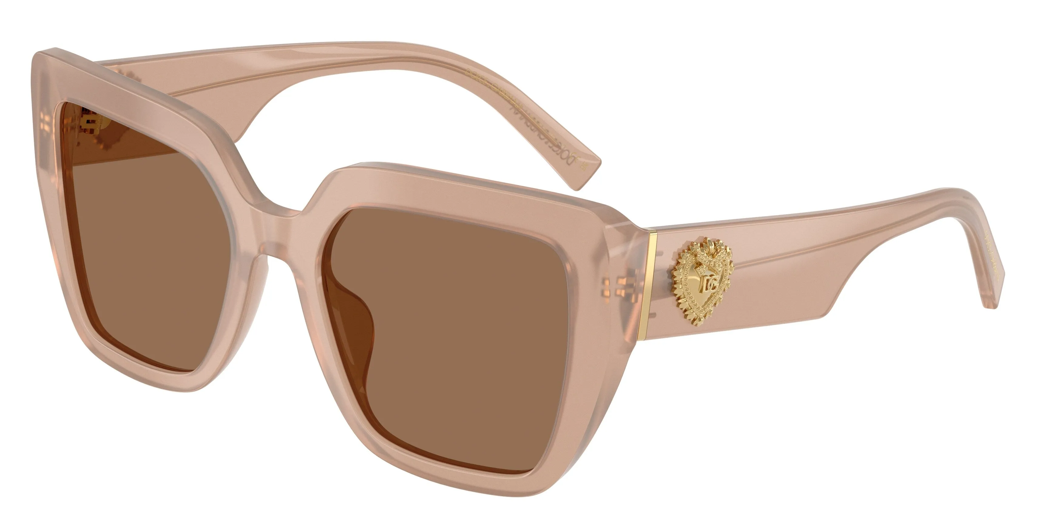 Dolce & Gabbana DG4538 304273 Occhiali da sole Acetato Marrone Marrone Squadrata Normale - immagine 1