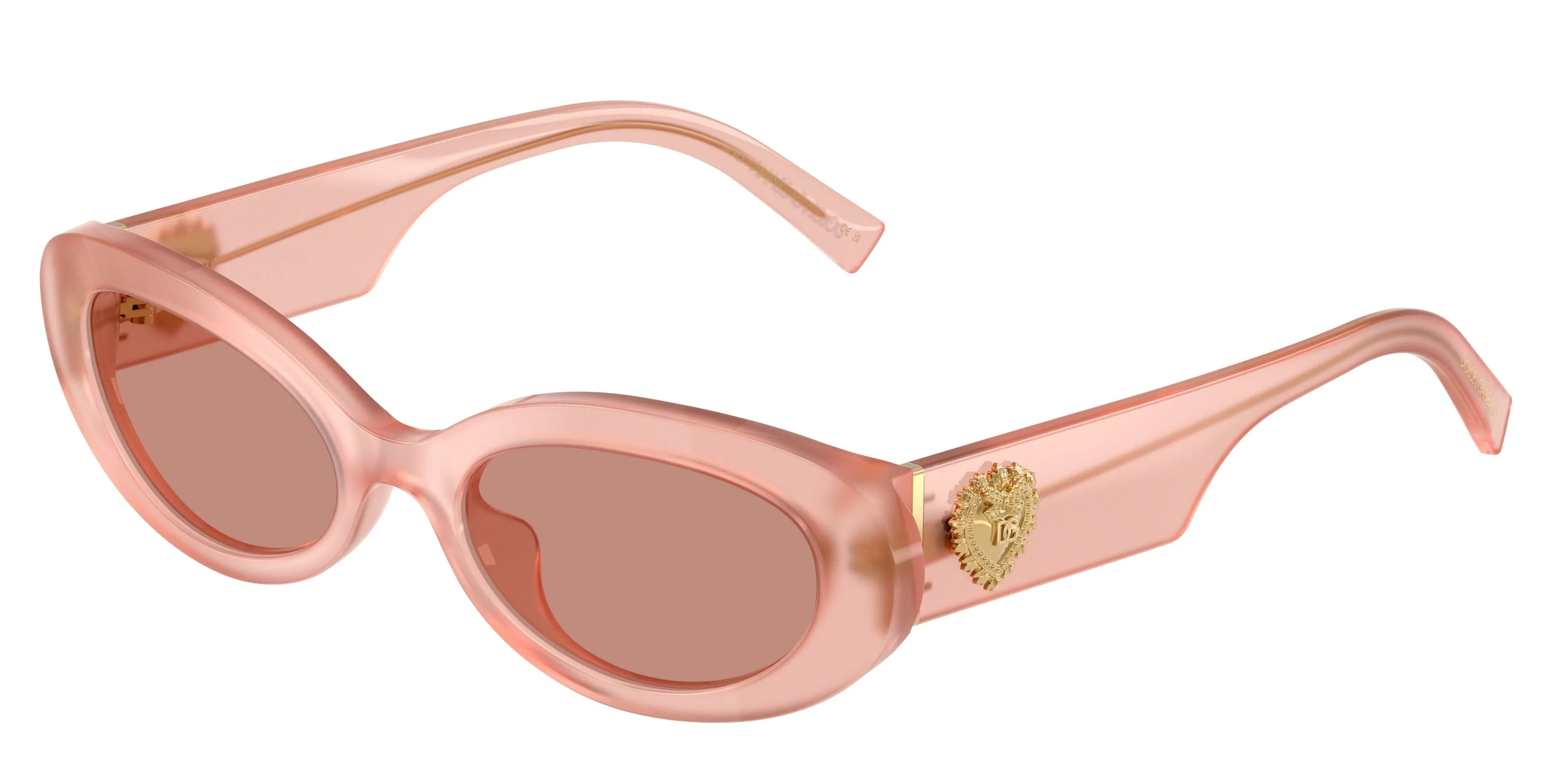 Dolce & Gabbana DG4537 338496 Occhiali da sole Acetato Rosa Viola Rotonda Normale - immagine 1
