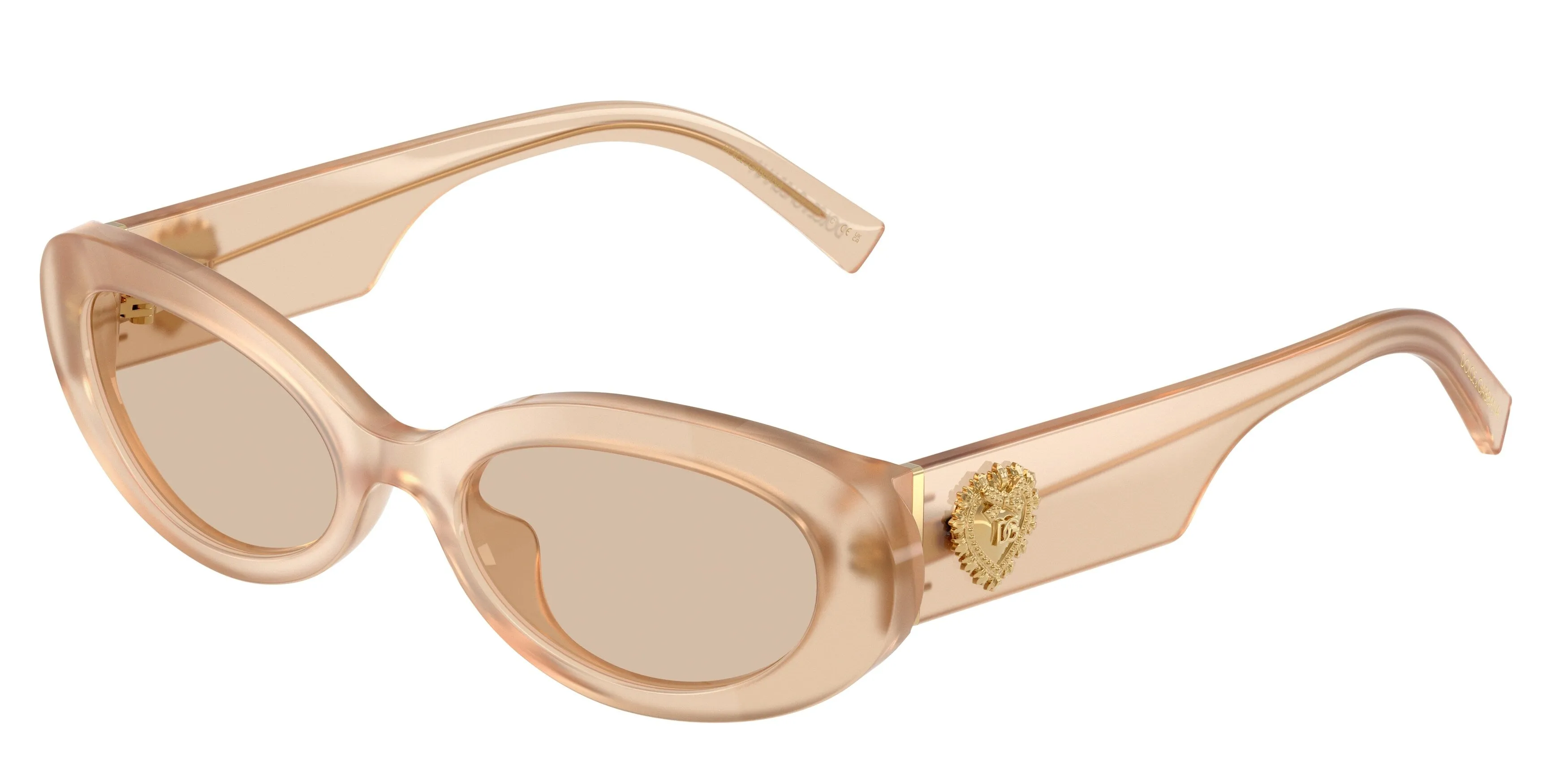 Dolce & Gabbana DG4537 308993 Occhiali da sole Acetato Marrone Marrone Rotonda Normale - immagine 1
