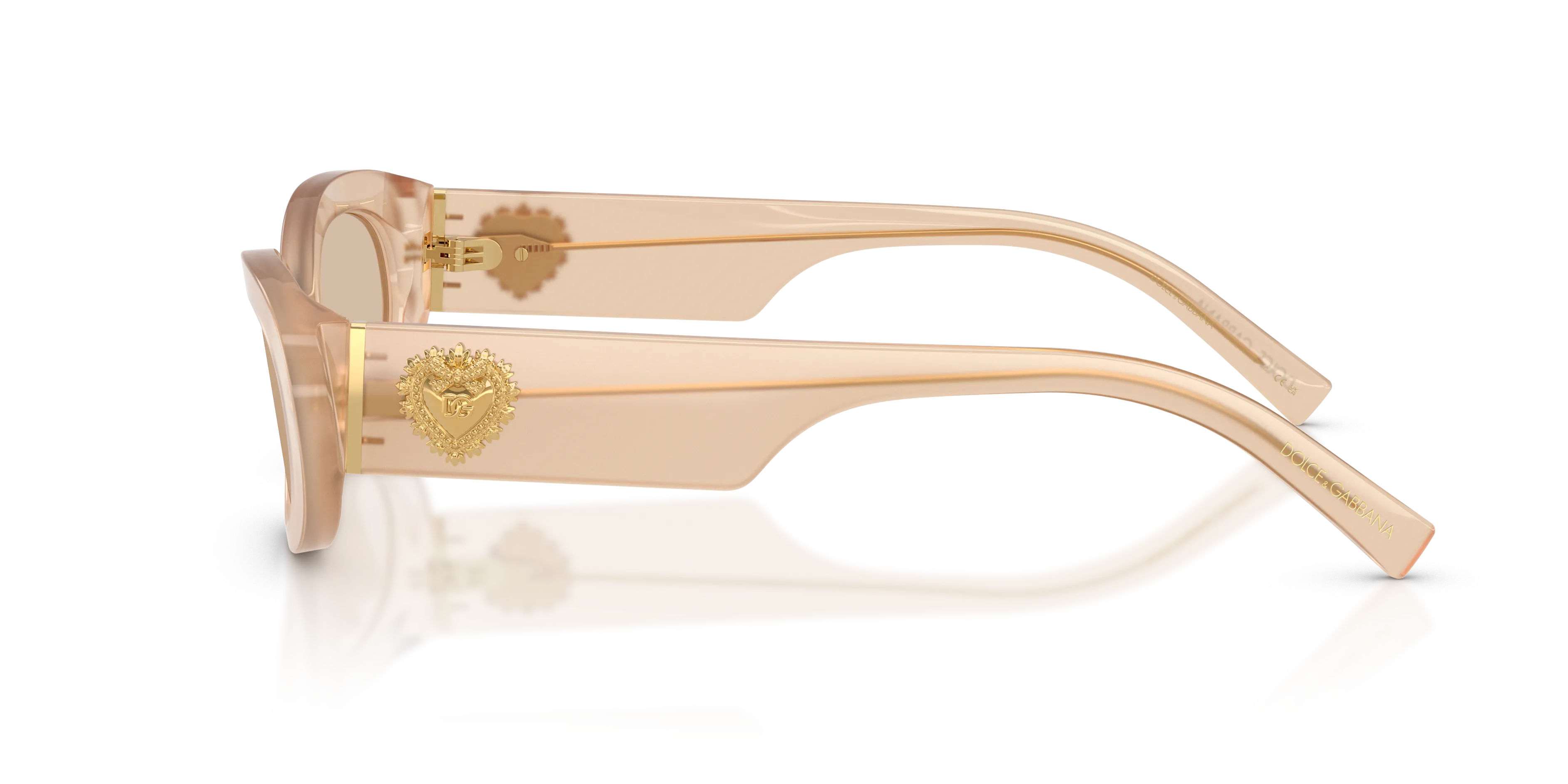 Dolce & Gabbana DG4537 308993 Occhiali da sole Acetato Marrone Marrone Rotonda Normale - immagine 4