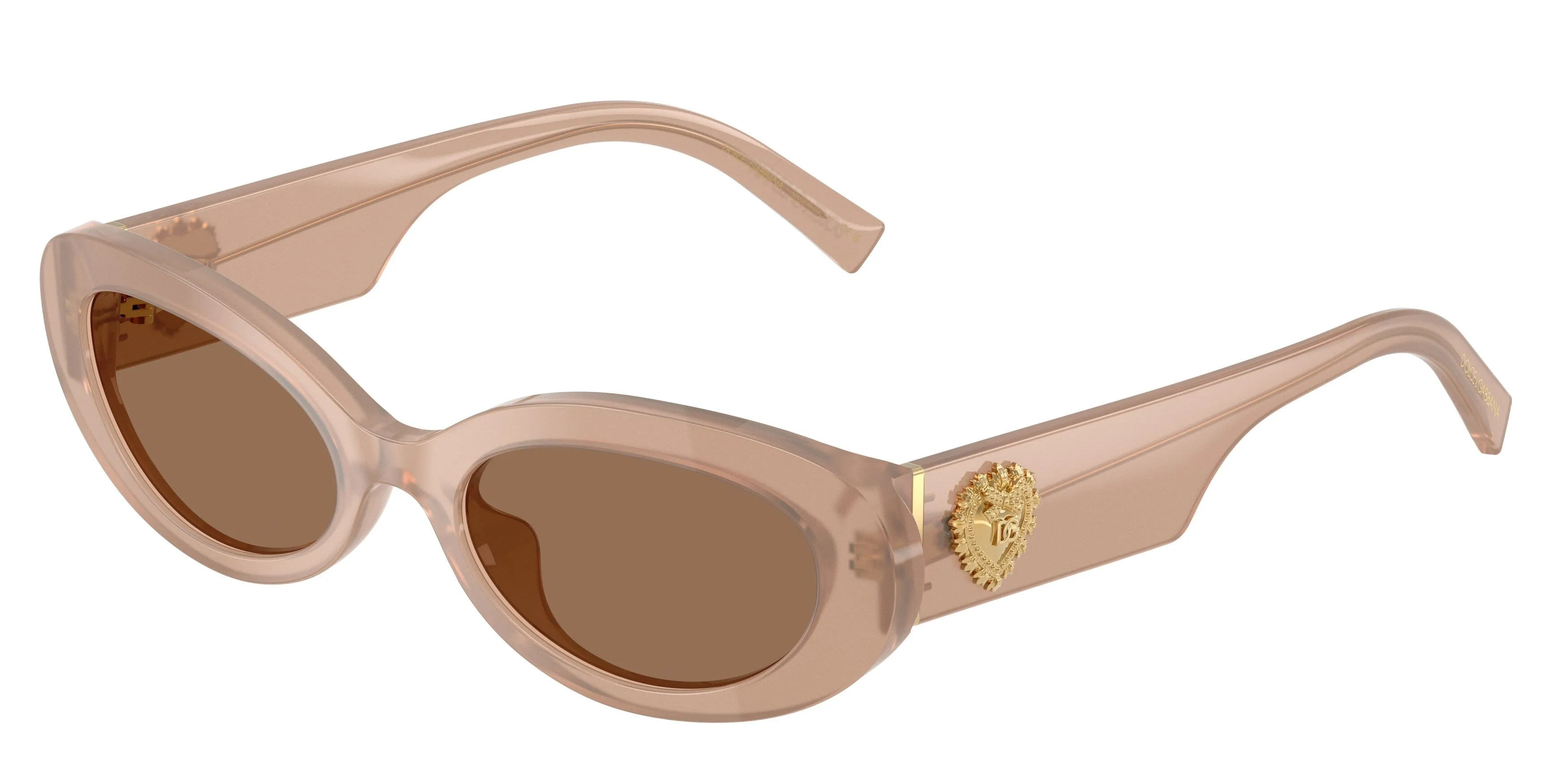 Dolce & Gabbana DG4537 304273 Occhiali da sole Acetato Marrone Marrone Rotonda Normale - immagine 1